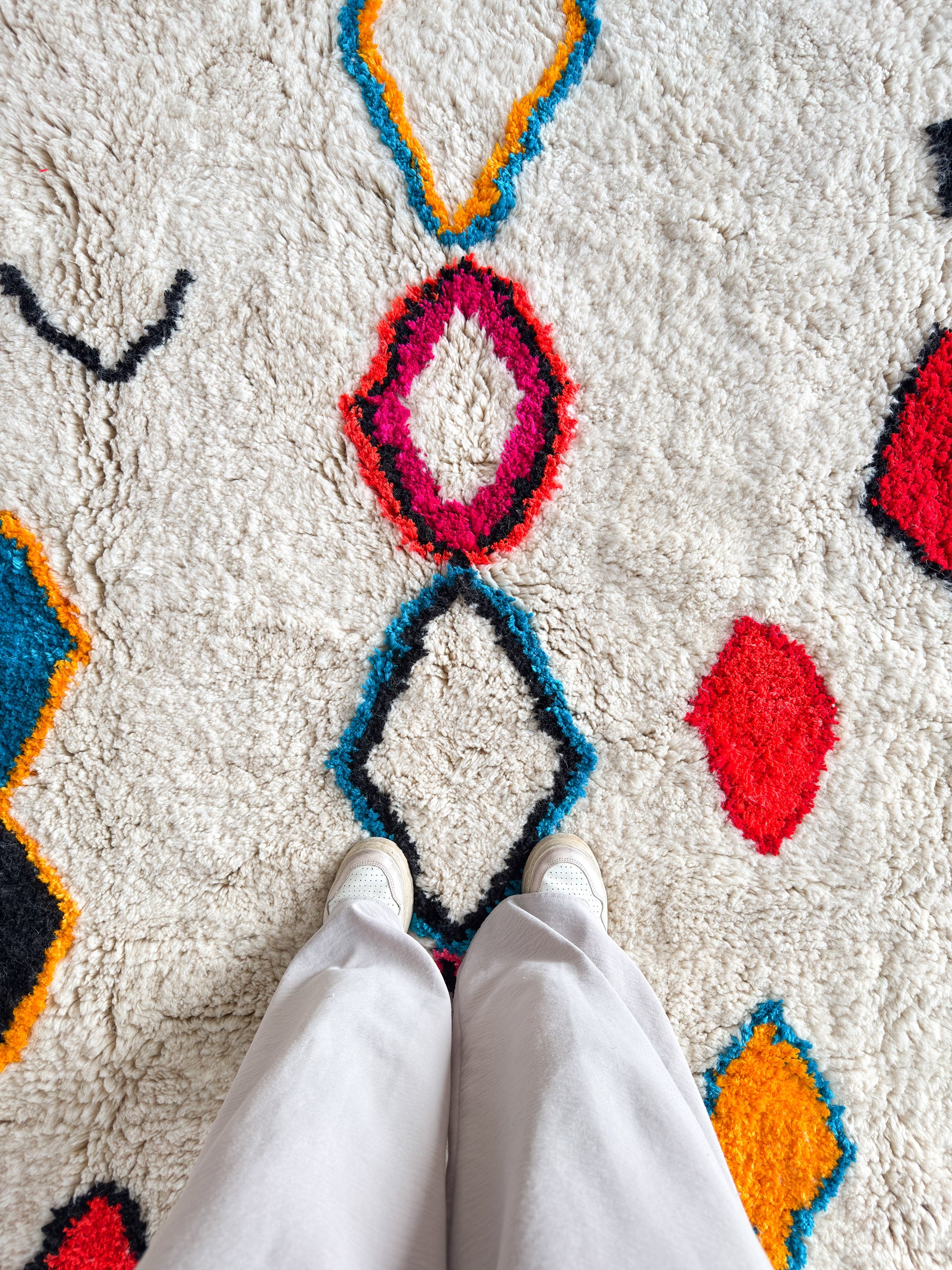 Tapis berbère coloré 264 x 364 cm - n°2419