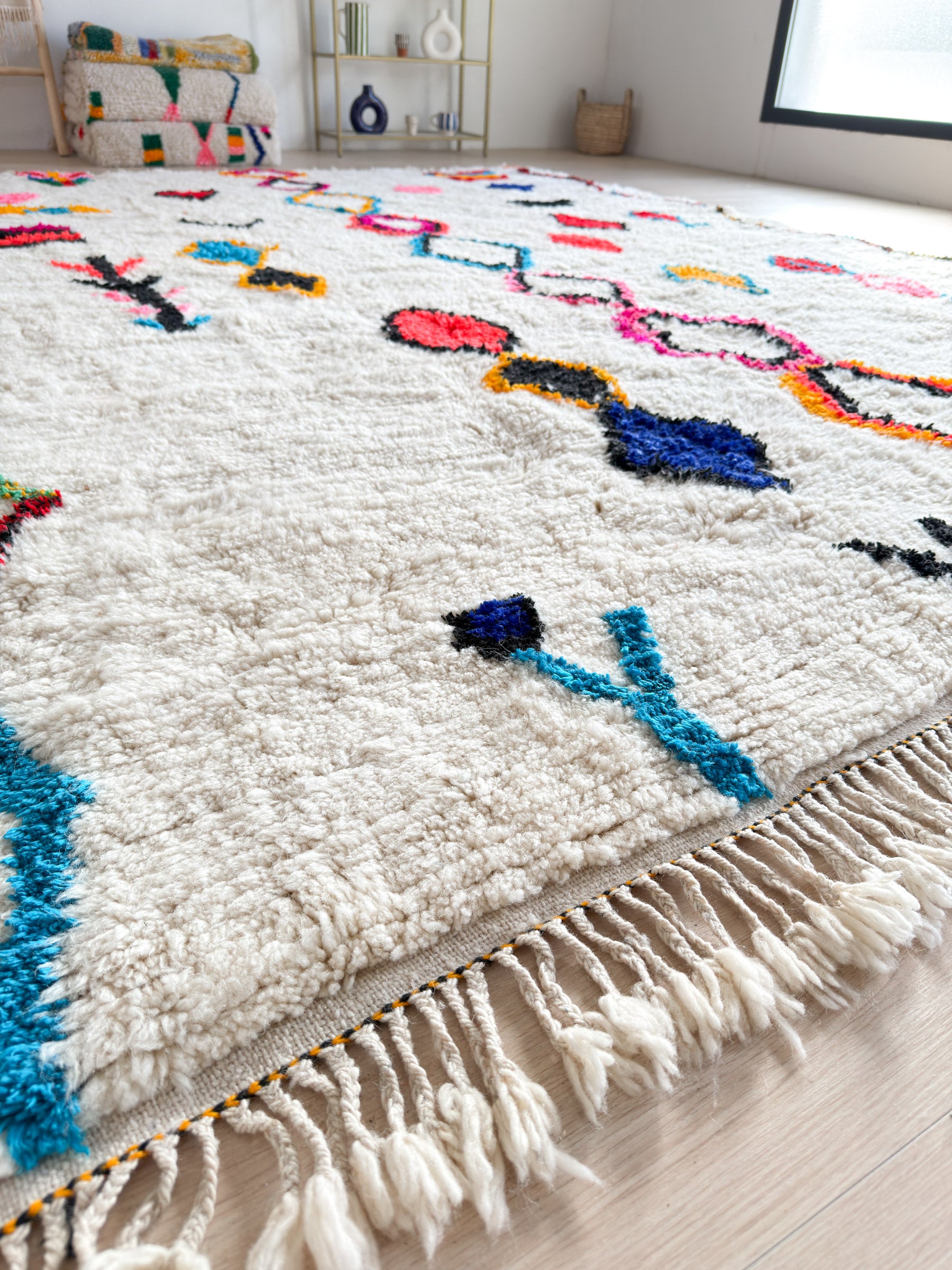 Tapis berbère coloré 264 x 364 cm - n°2419