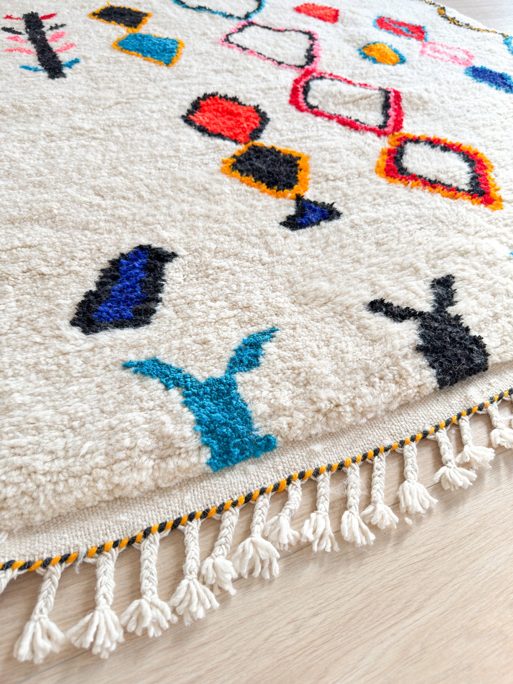 Tapis berbère coloré 154 x 274 cm - n°2420