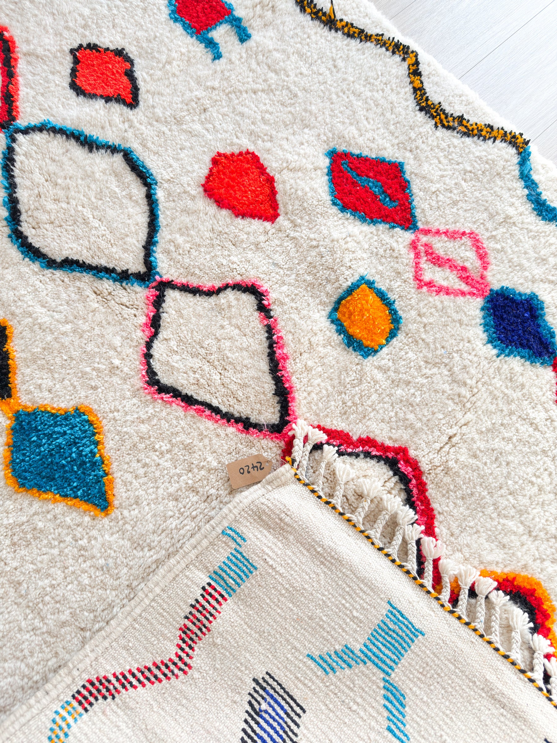 Tapis berbère coloré 154 x 274 cm - n°2420