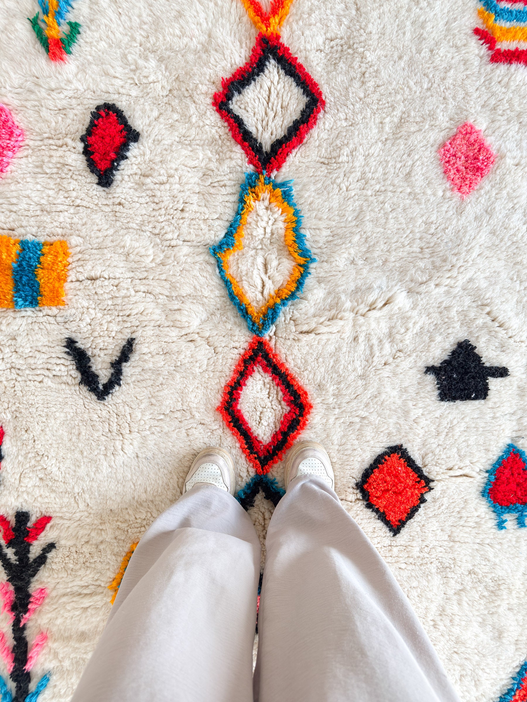 Tapis berbère coloré 170 x 297 cm - n°2434