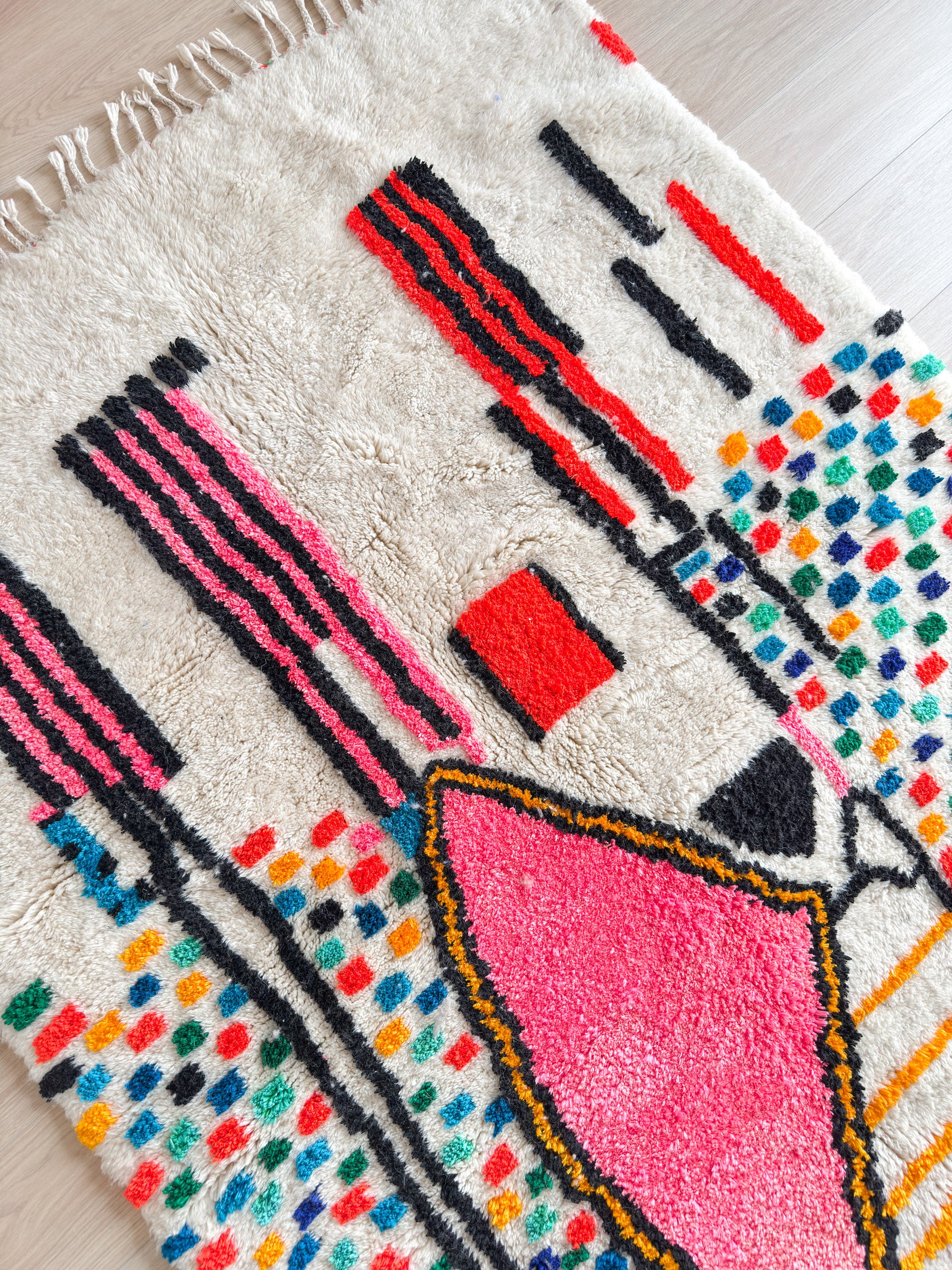 Tapis berbère coloré 150 x 270 cm - n°2281