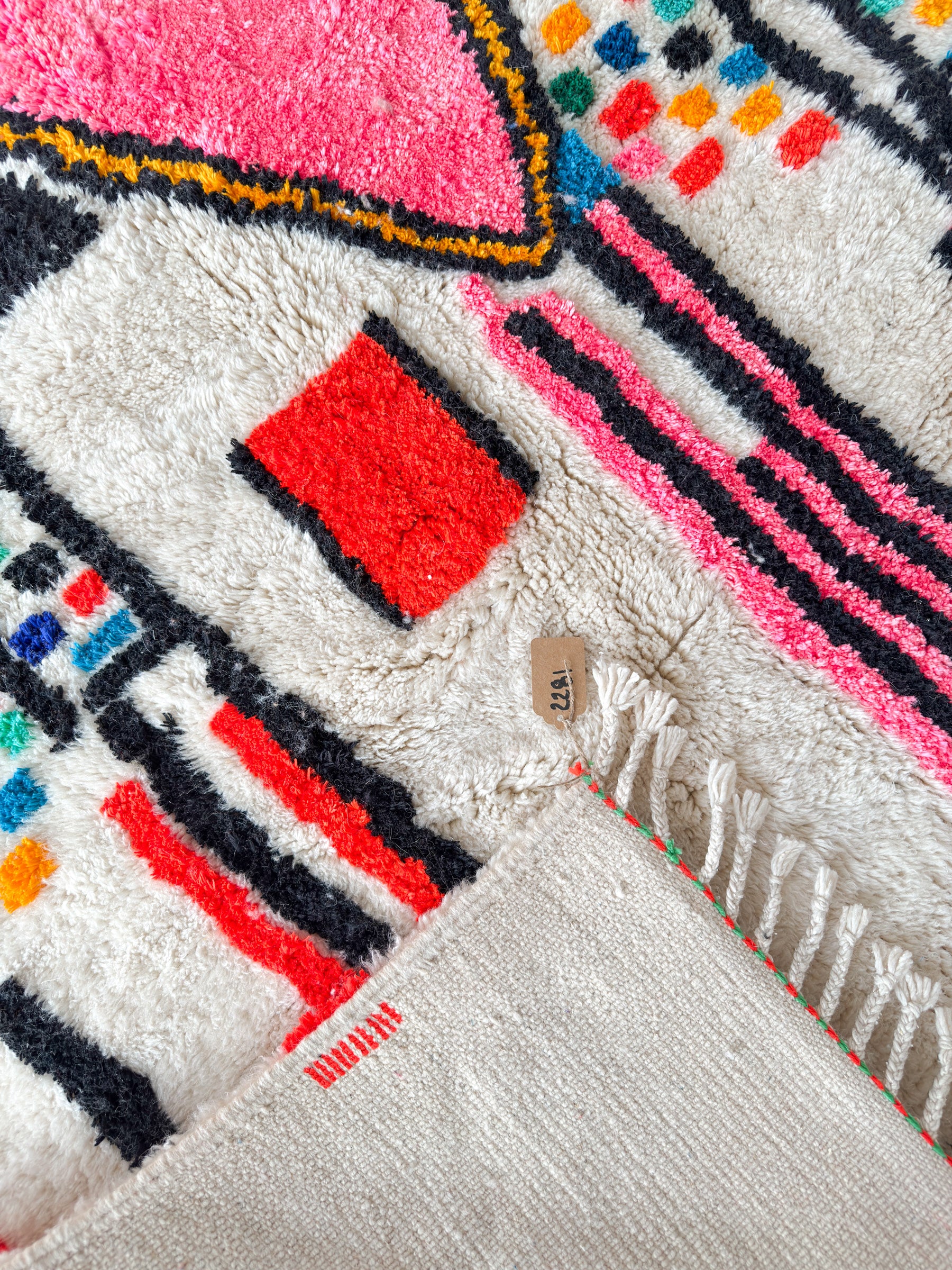 Colorful Berber rug 150 x 270 cm - No. 2281