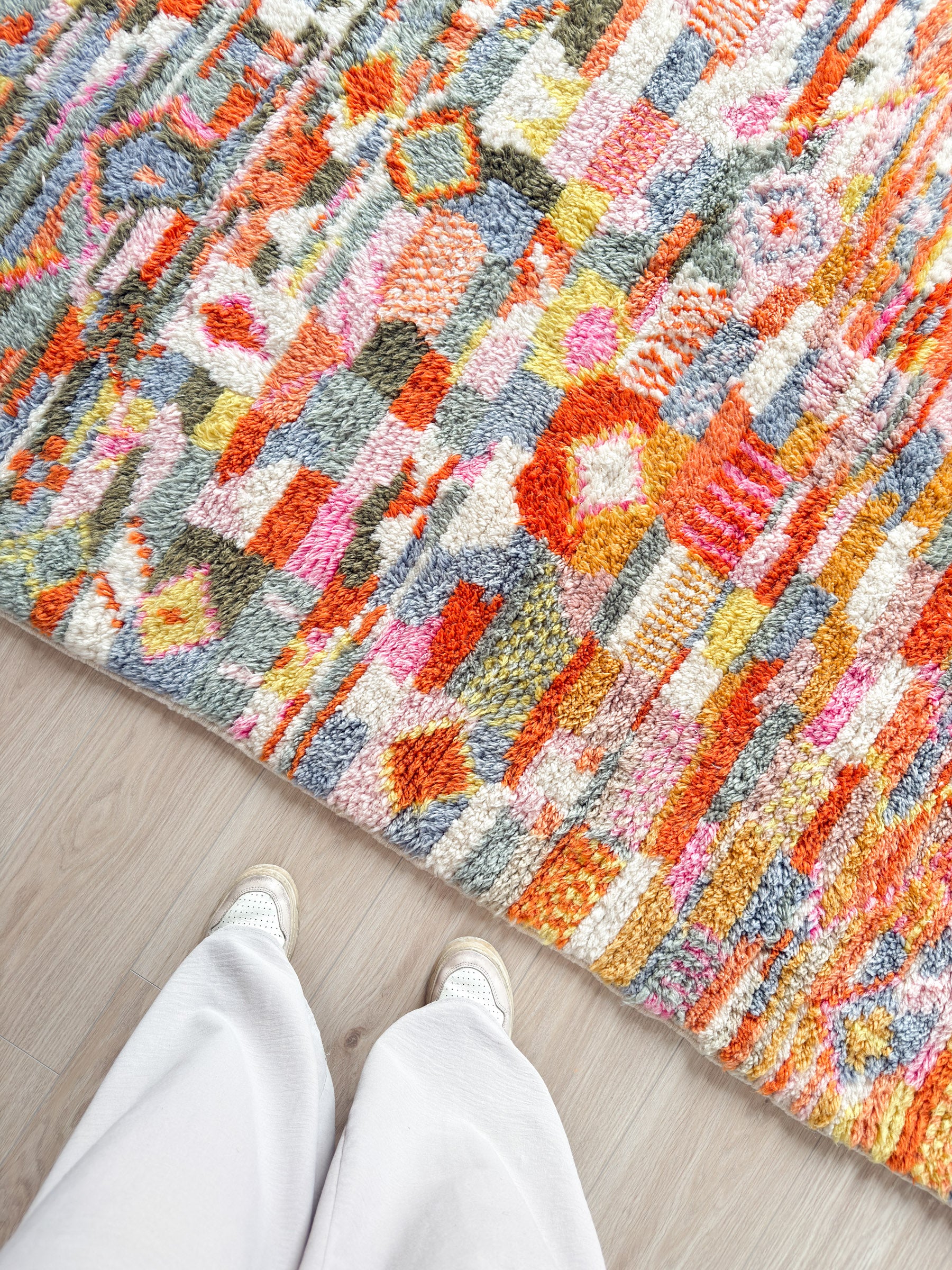 Tapis berbère coloré 148 x 251 cm - n°2365