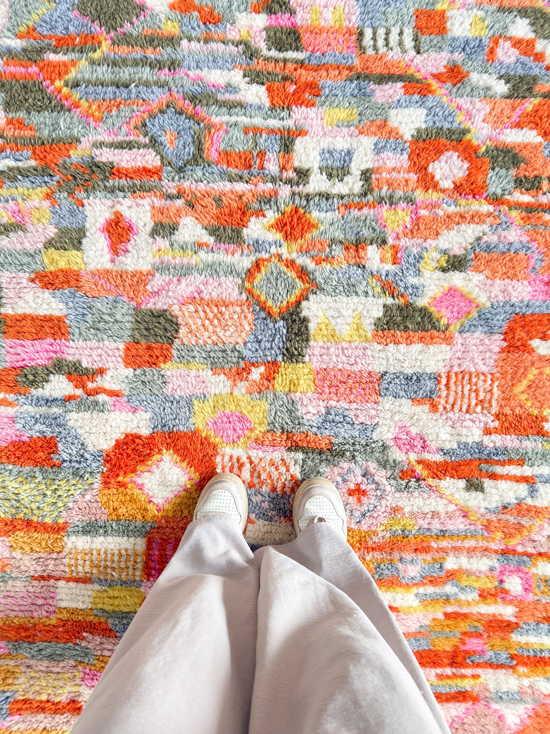 Tapis berbère coloré 148 x 251 cm - n°2365