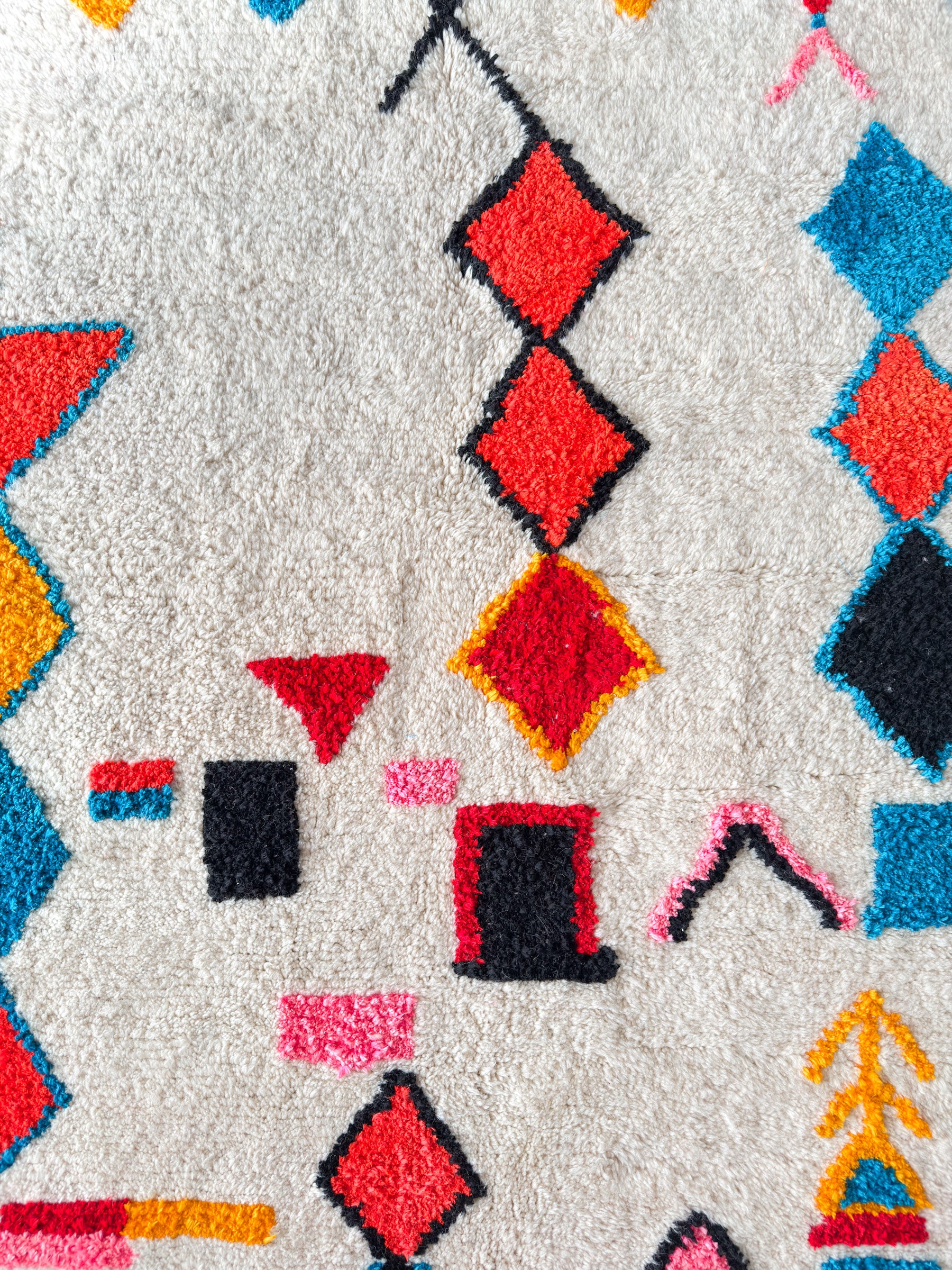 Bunter Berberteppich 155 x 238 cm - Nr. 2347