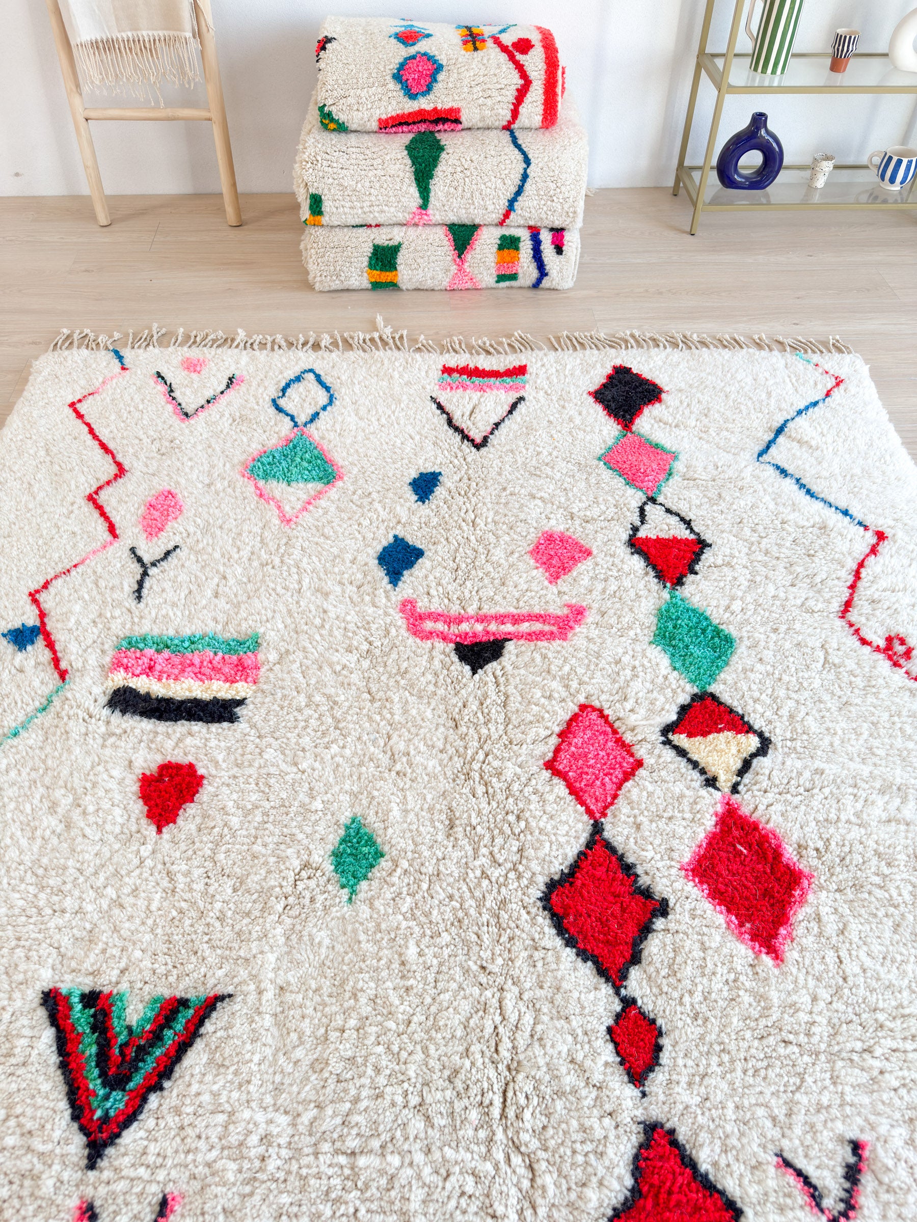 Colorful Berber rug 210 x 324 cm - n°1992