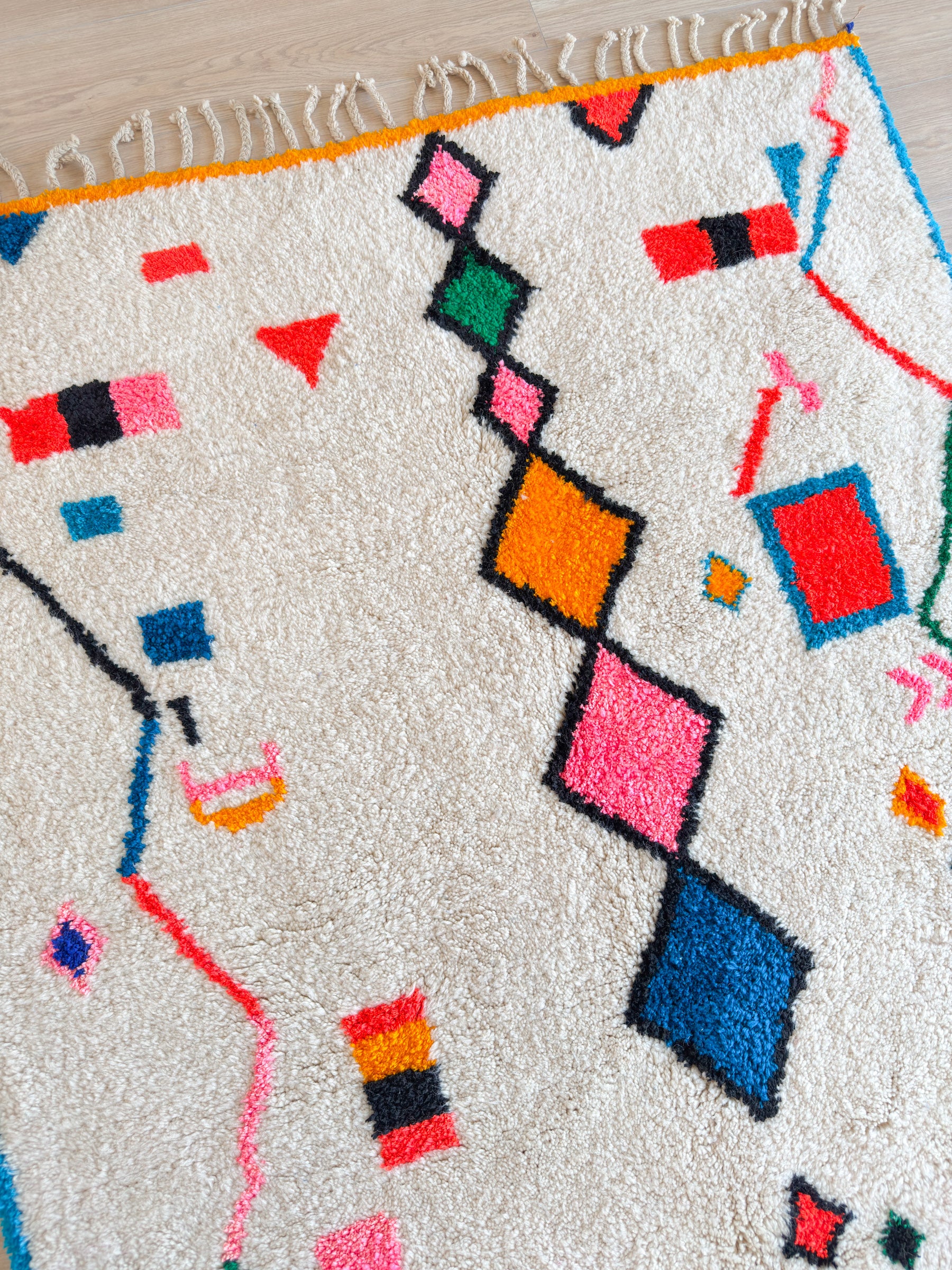 Tapis berbère coloré 155 x 269 cm - n°1956