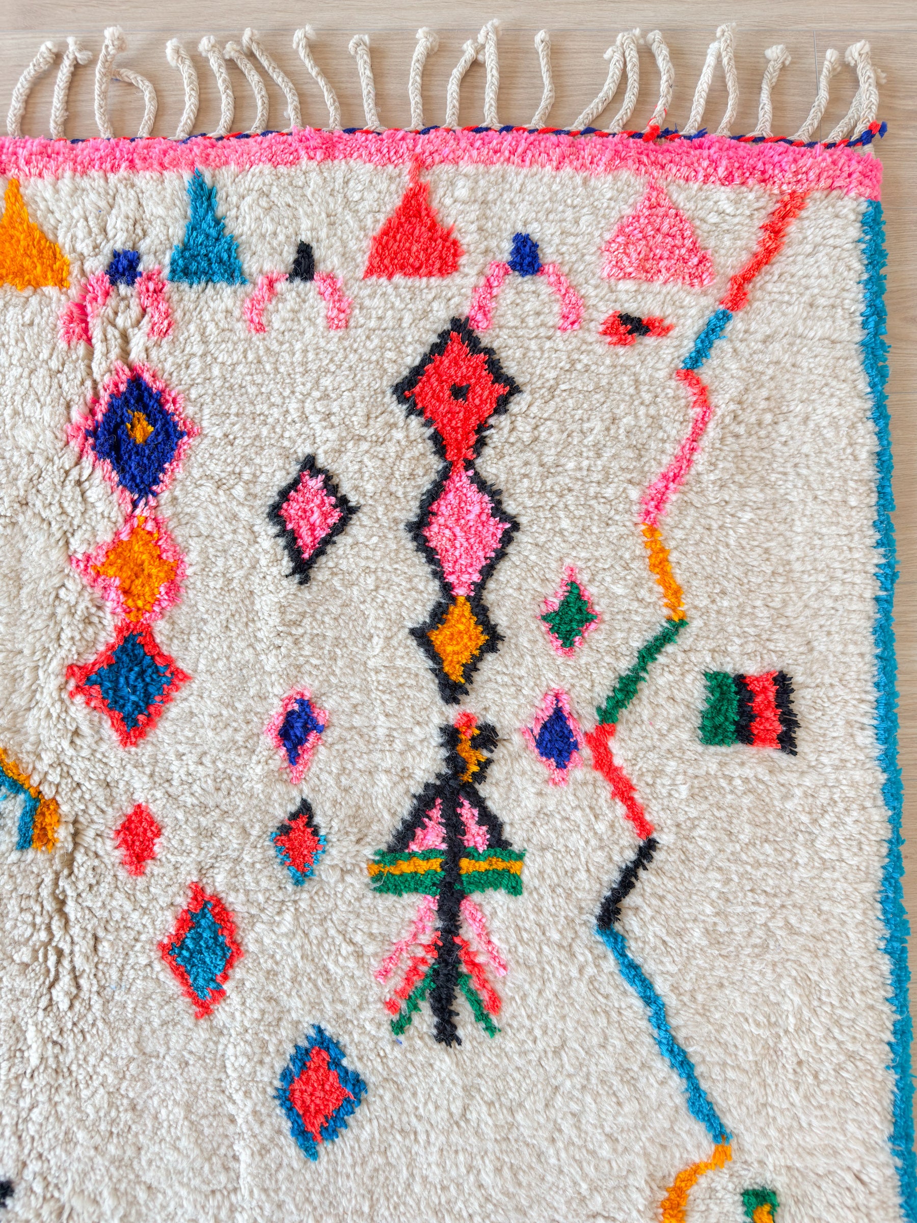 Tapis berbère coloré 155 x 269 cm - n°1956