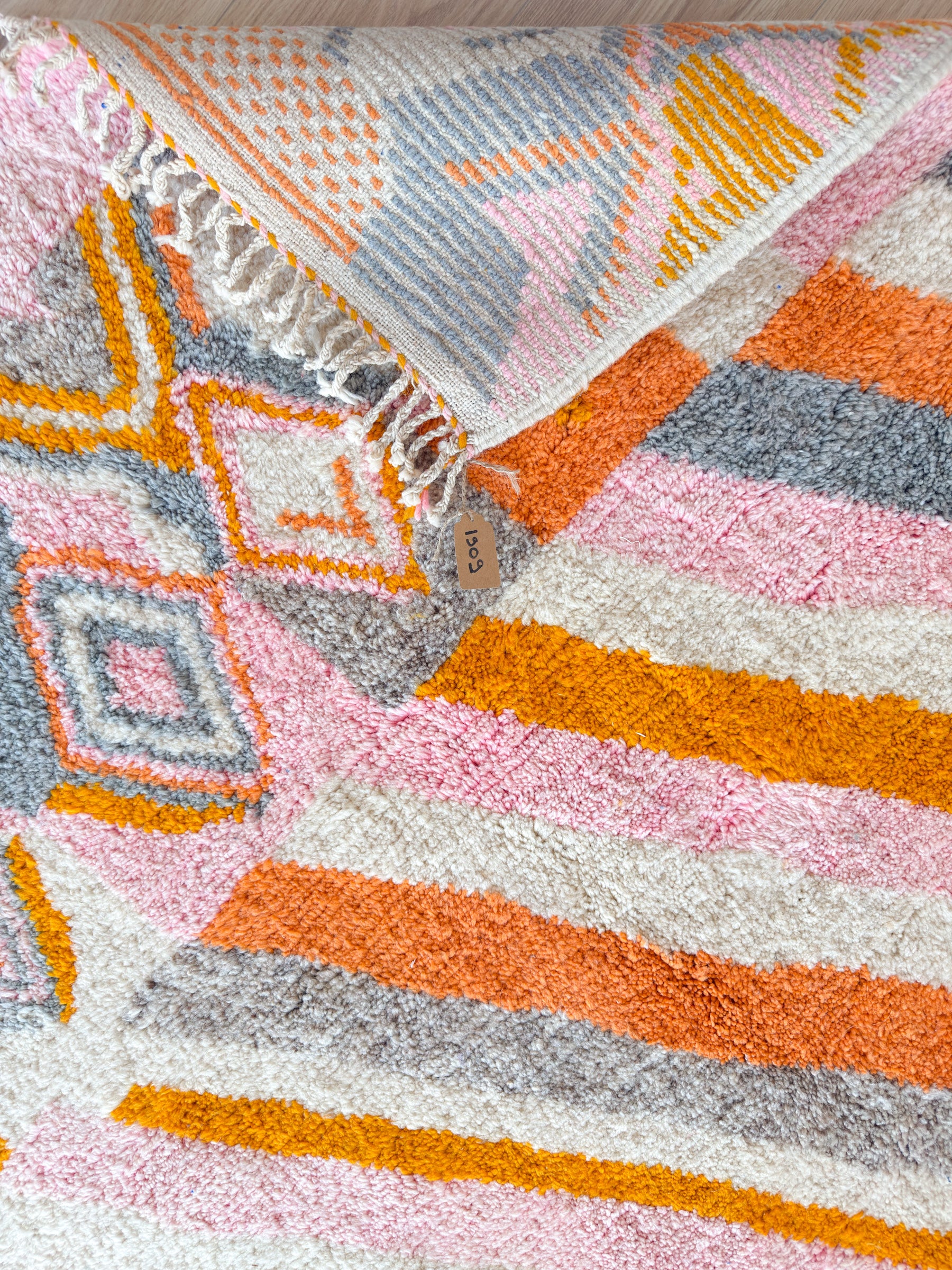 Tapis berbère coloré 155 x 286 cm - n°1909