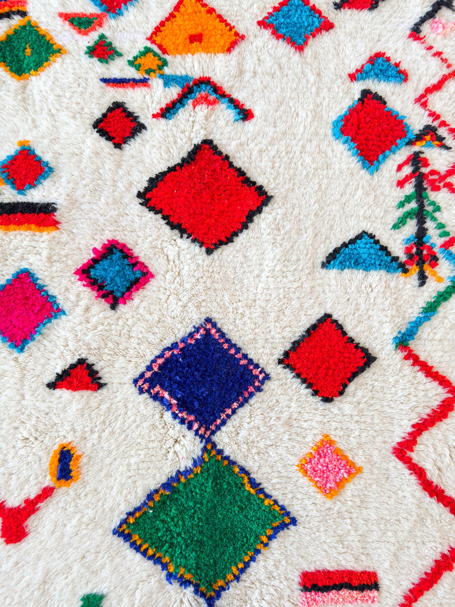 Tapis berbère coloré 151 x 274 cm - n°1737