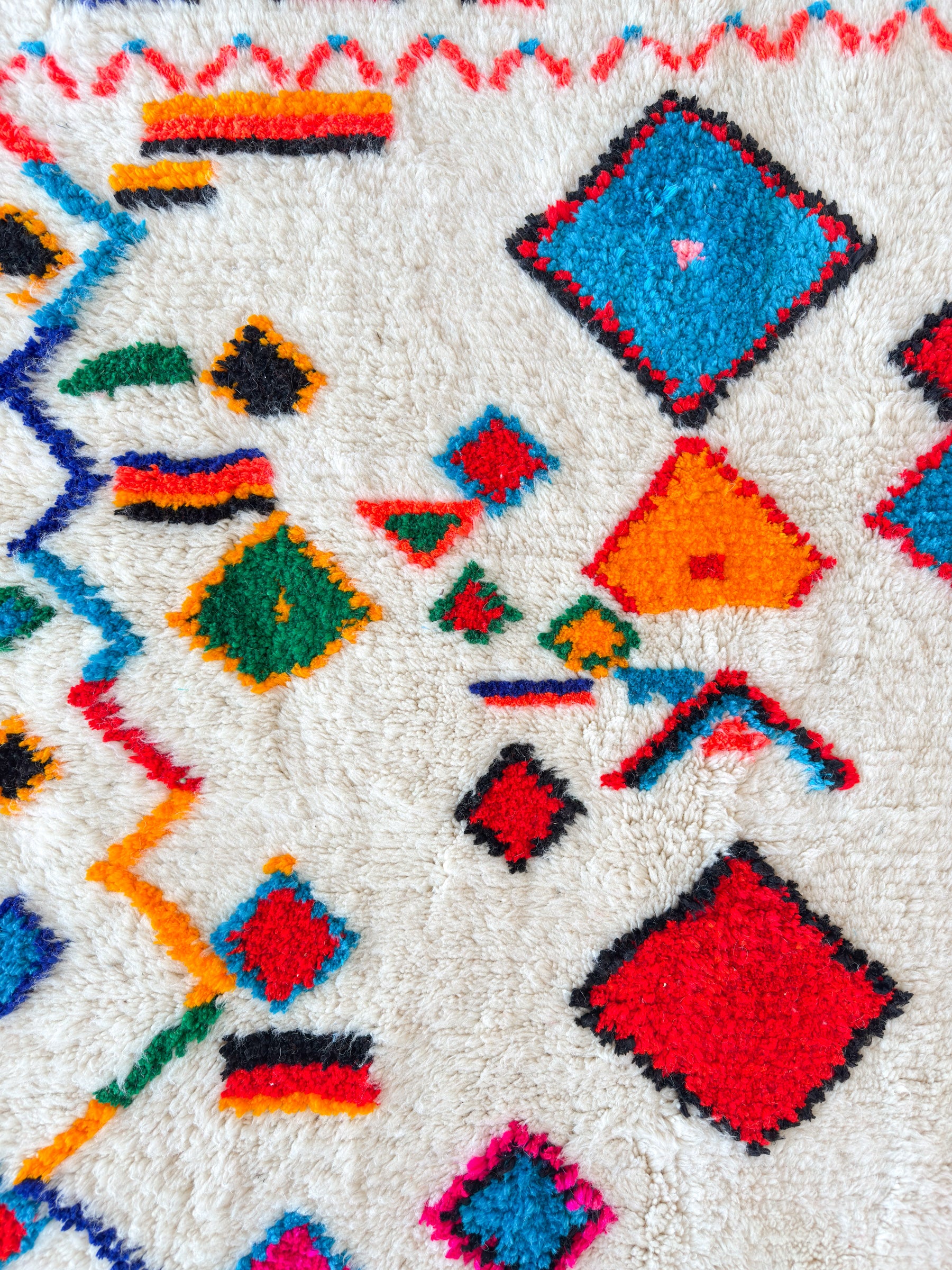 Tapis berbère coloré 151 x 274 cm - n°1737