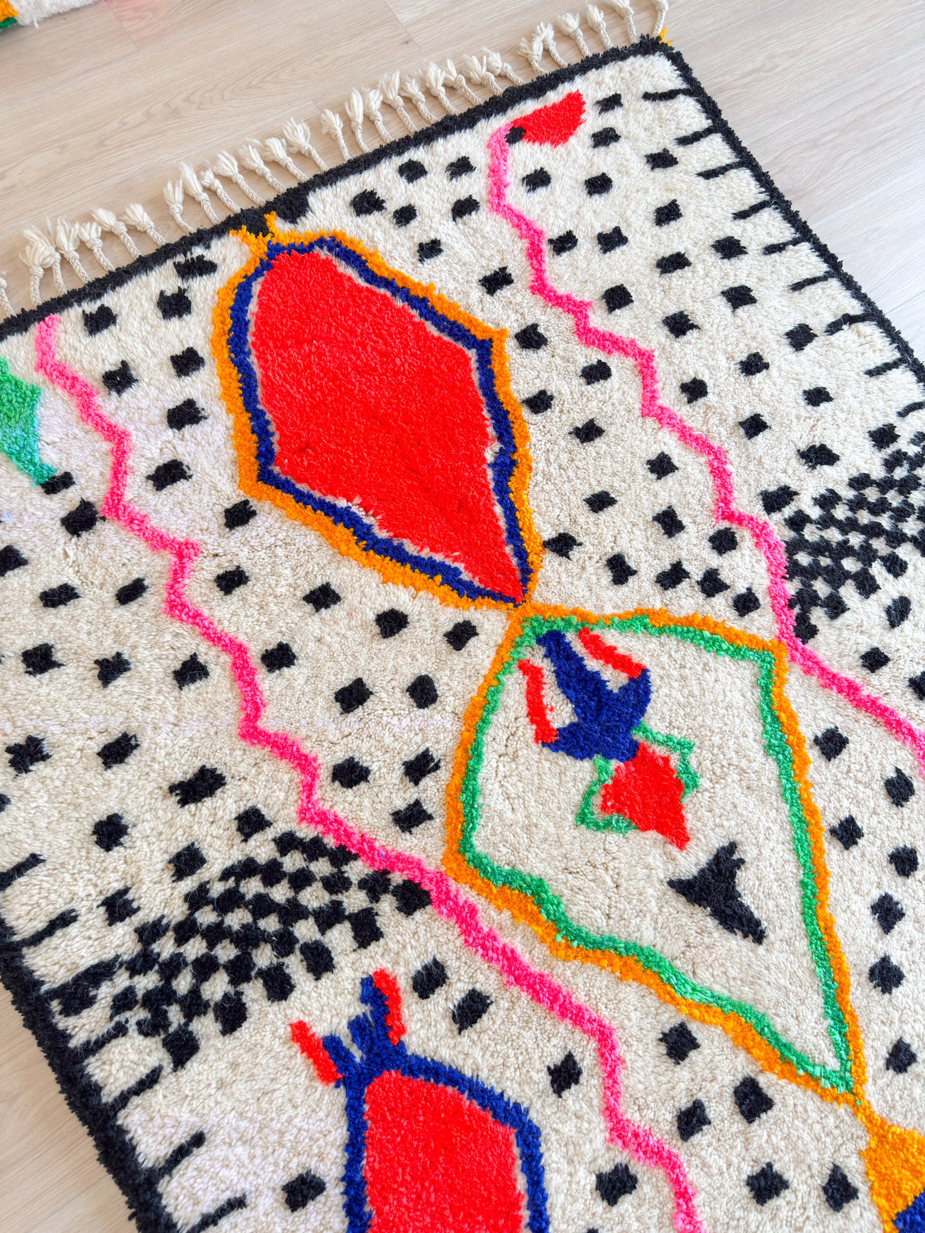 Tapis berbère coloré 153 x 277 cm - n°1763