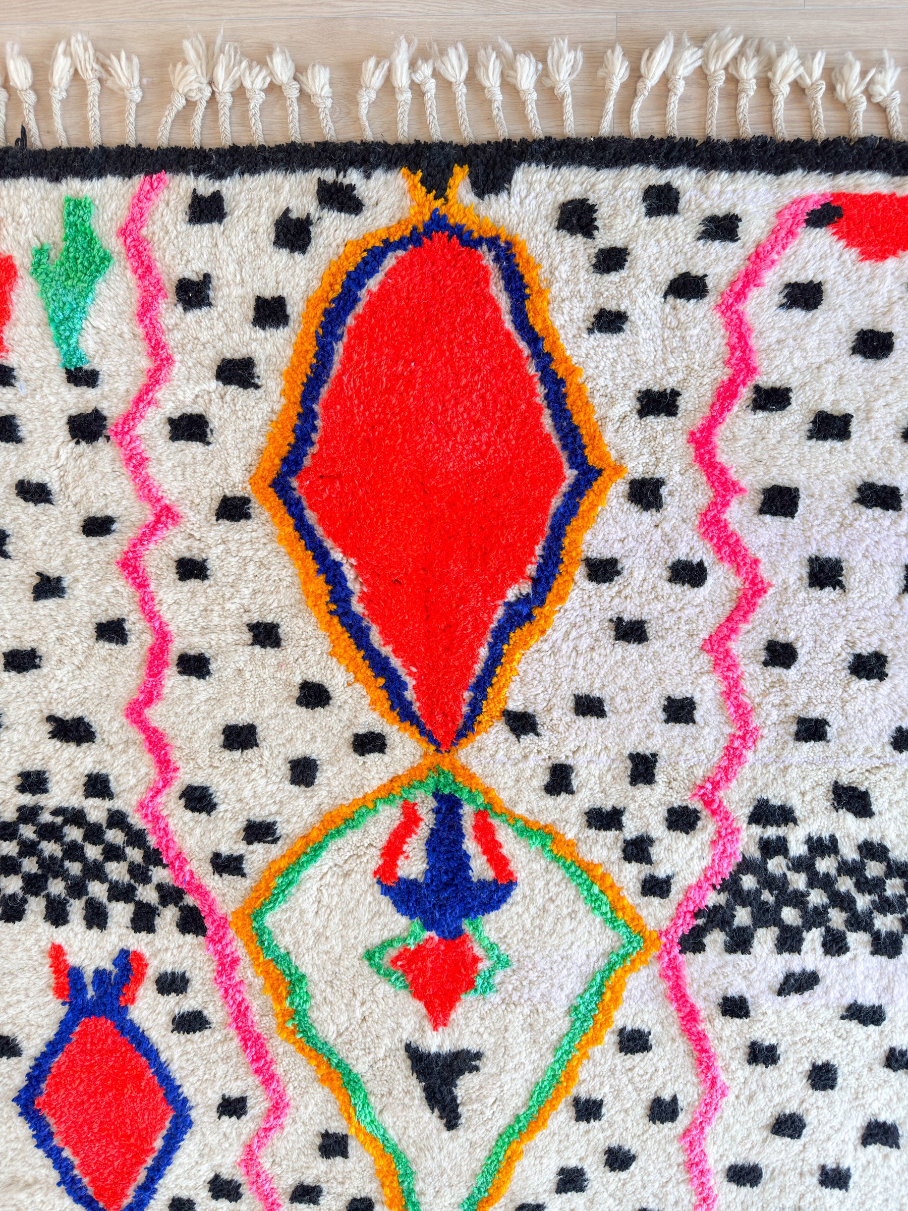 Tapis berbère coloré 153 x 277 cm - n°1763