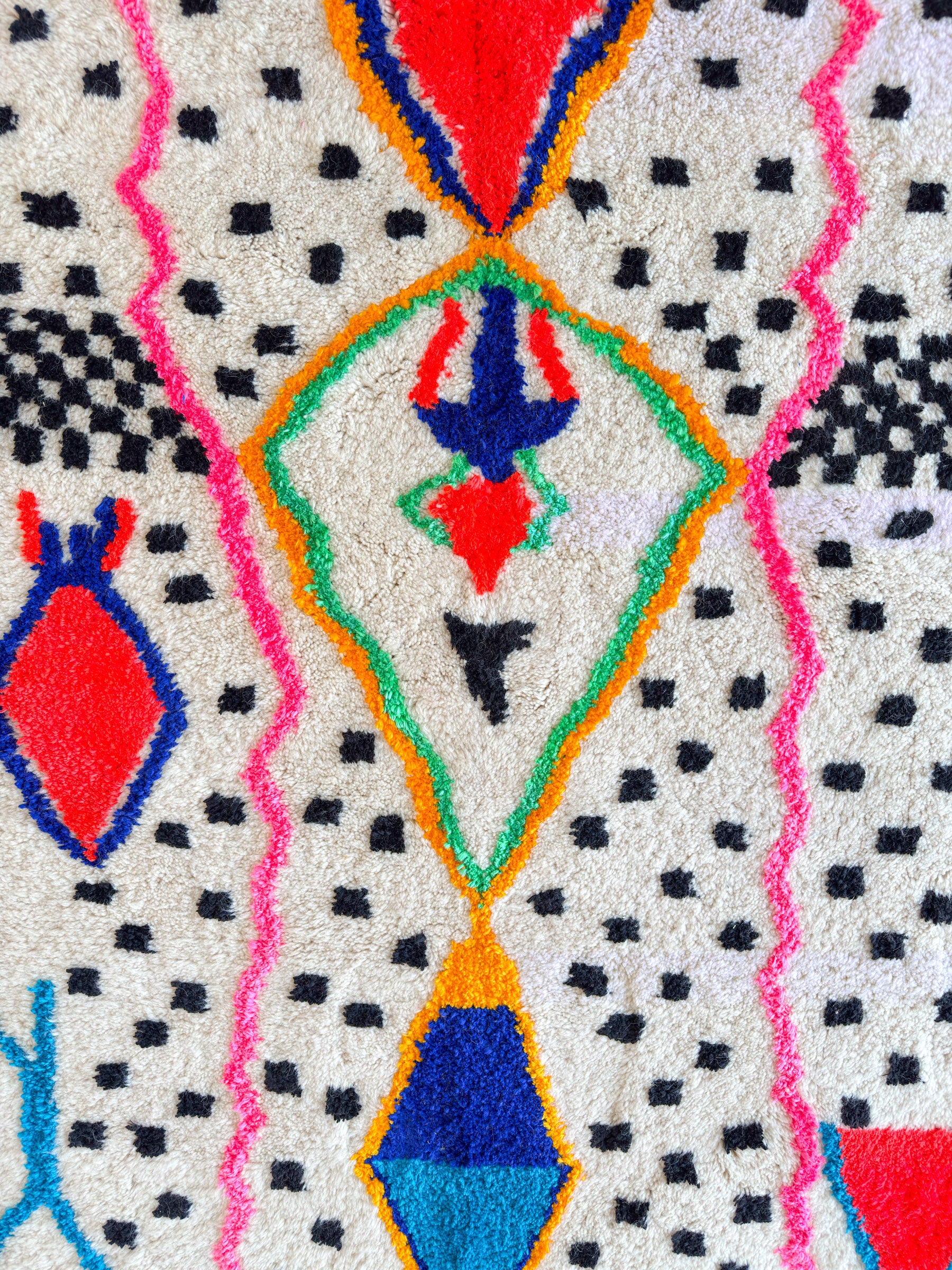 Tapis berbère coloré 153 x 277 cm - n°1763