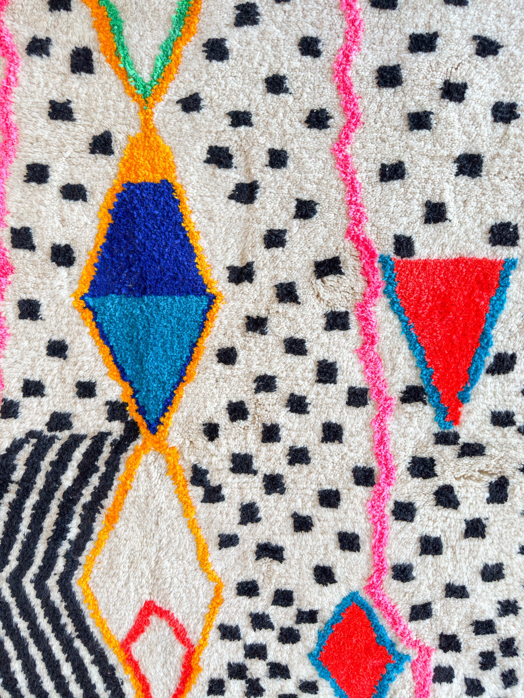 Tapis berbère coloré 153 x 277 cm - n°1763