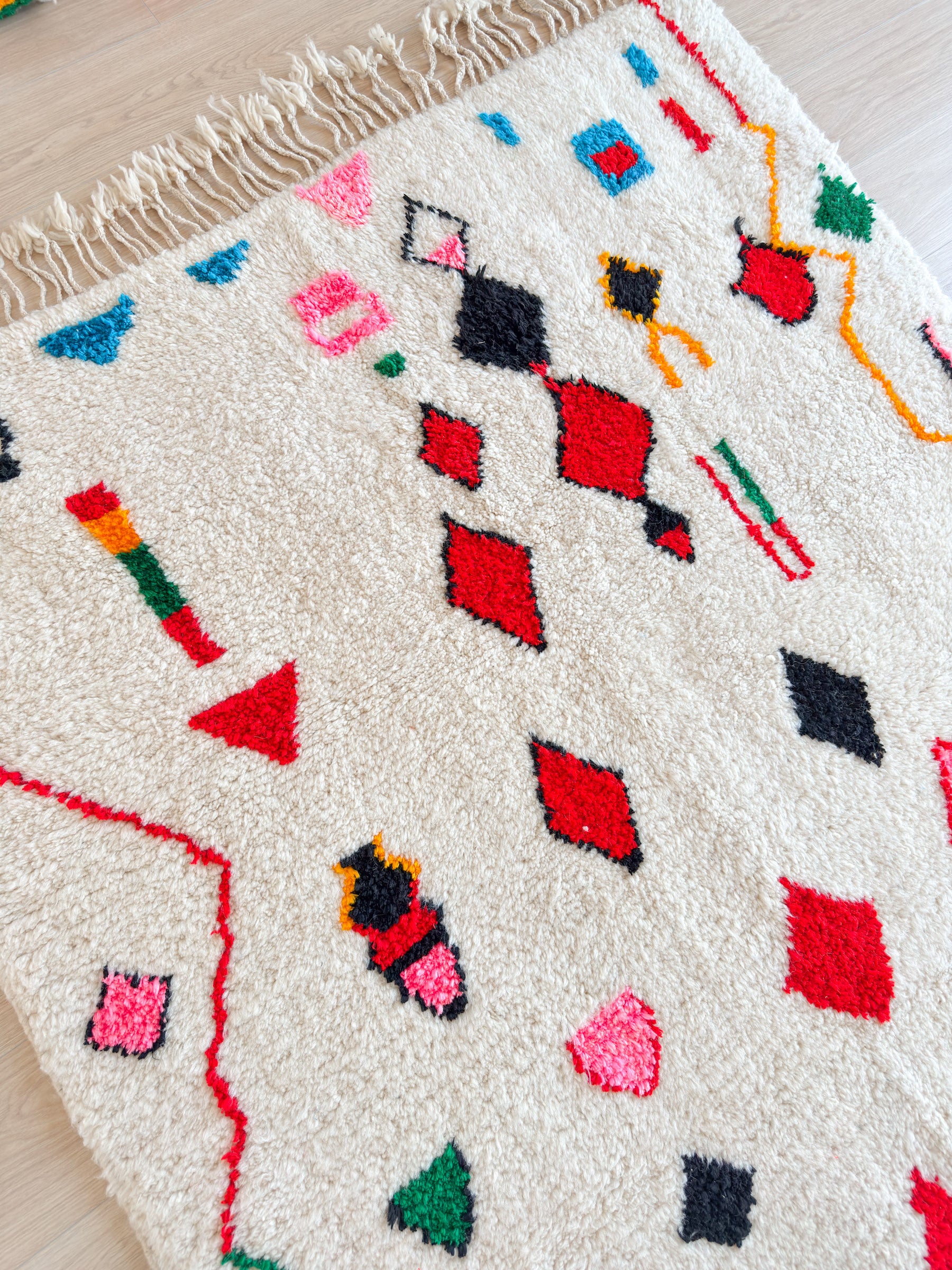 Tapis berbère coloré 158 x 271 cm - n°1604