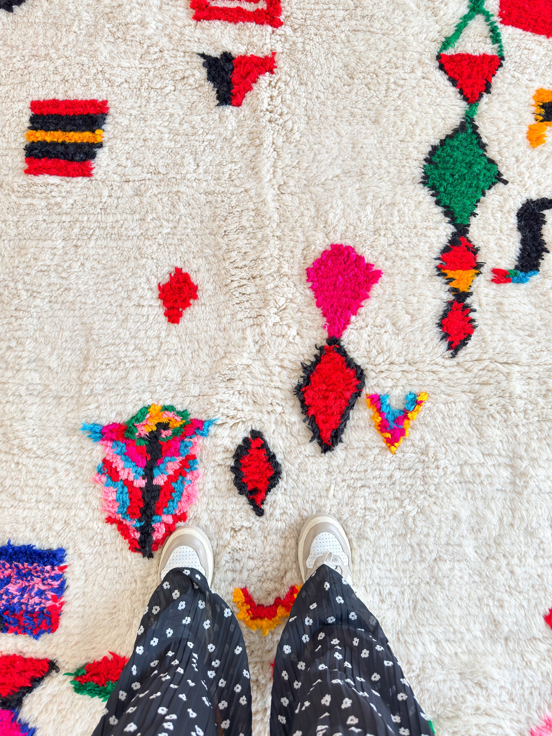 Tapis berbère coloré 157 x 270 cm - n°1686