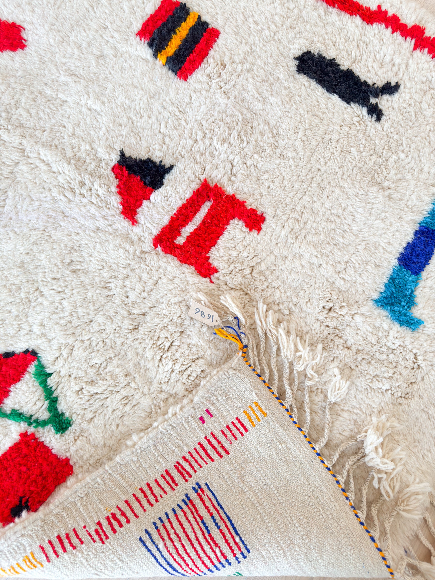 Tapis berbère coloré 157 x 270 cm - n°1686