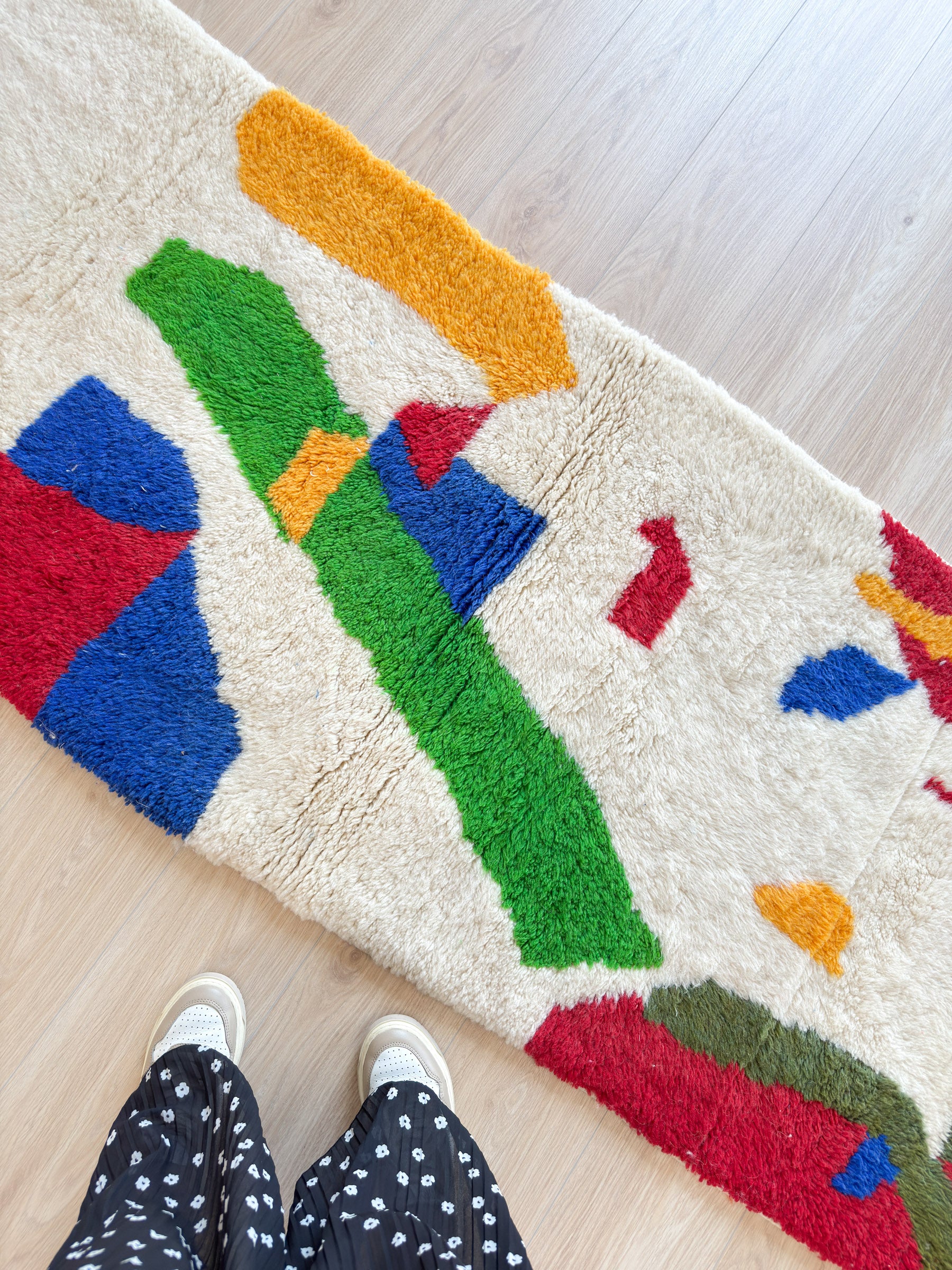 Bunter Berber-Flurteppich 81 x 260 cm – Nr. 1286
