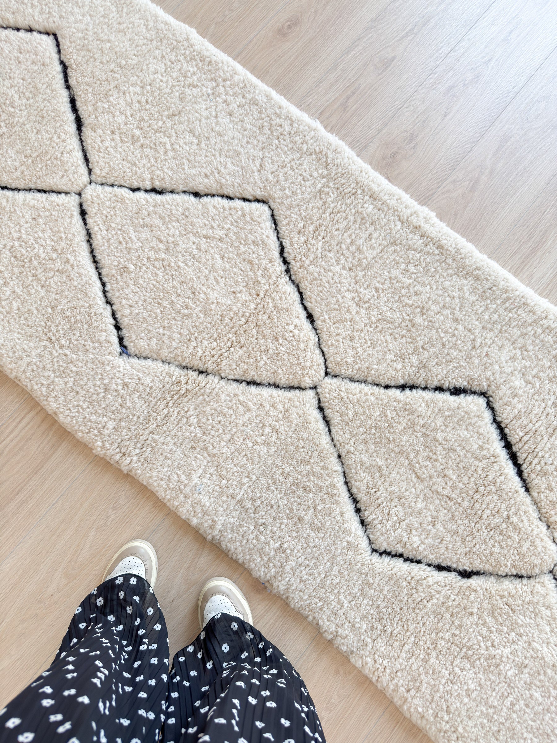 Beni Ouarain Flurteppich 85 x 254 cm – Nr. 1709