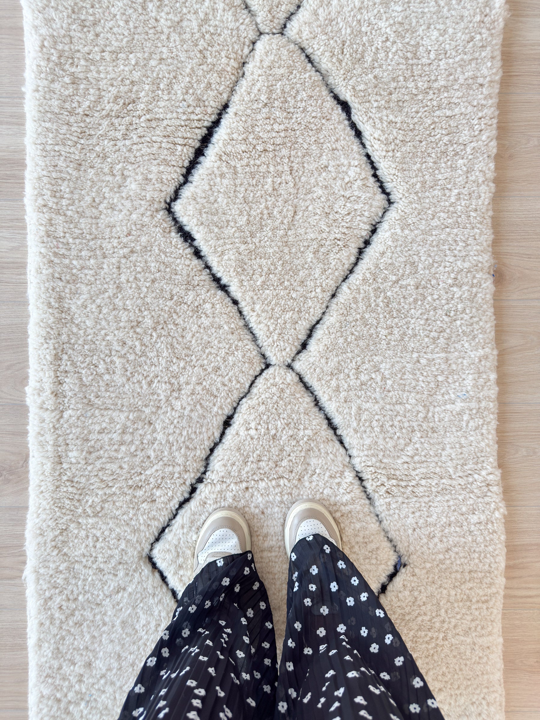 Beni Ouarain Flurteppich 85 x 254 cm – Nr. 1709