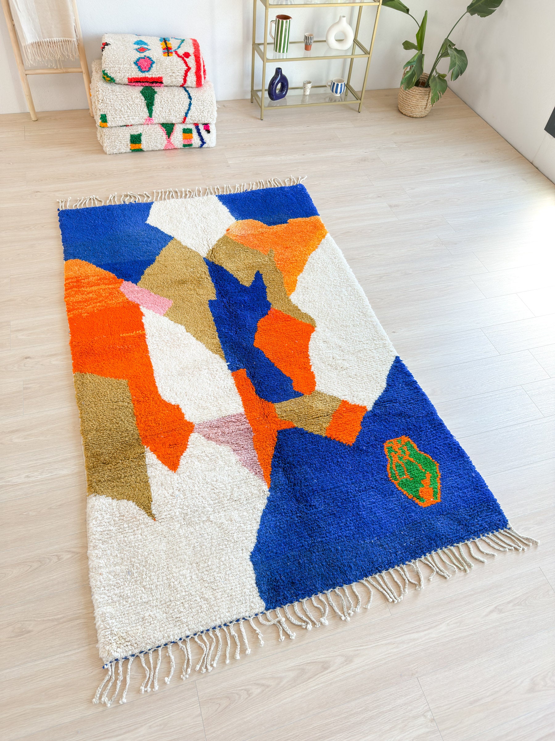 Tapis berbère coloré 151 x 265 cm - n°2156