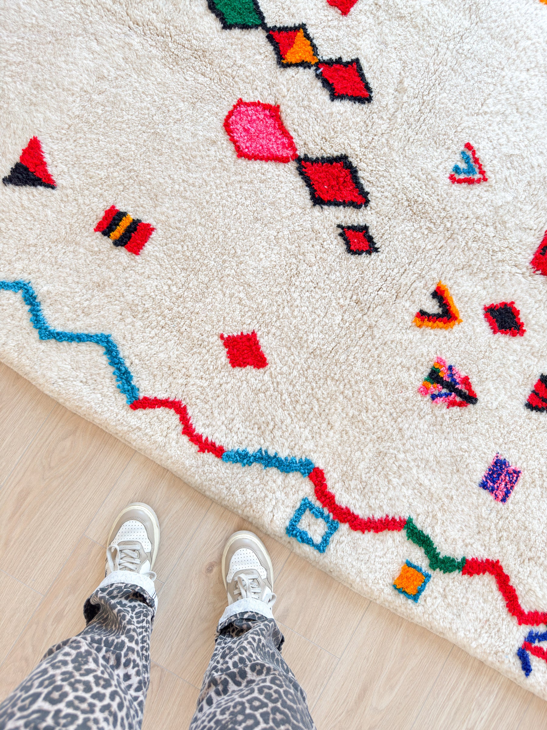 Tapis berbère coloré 156 x 270 cm - n°2139