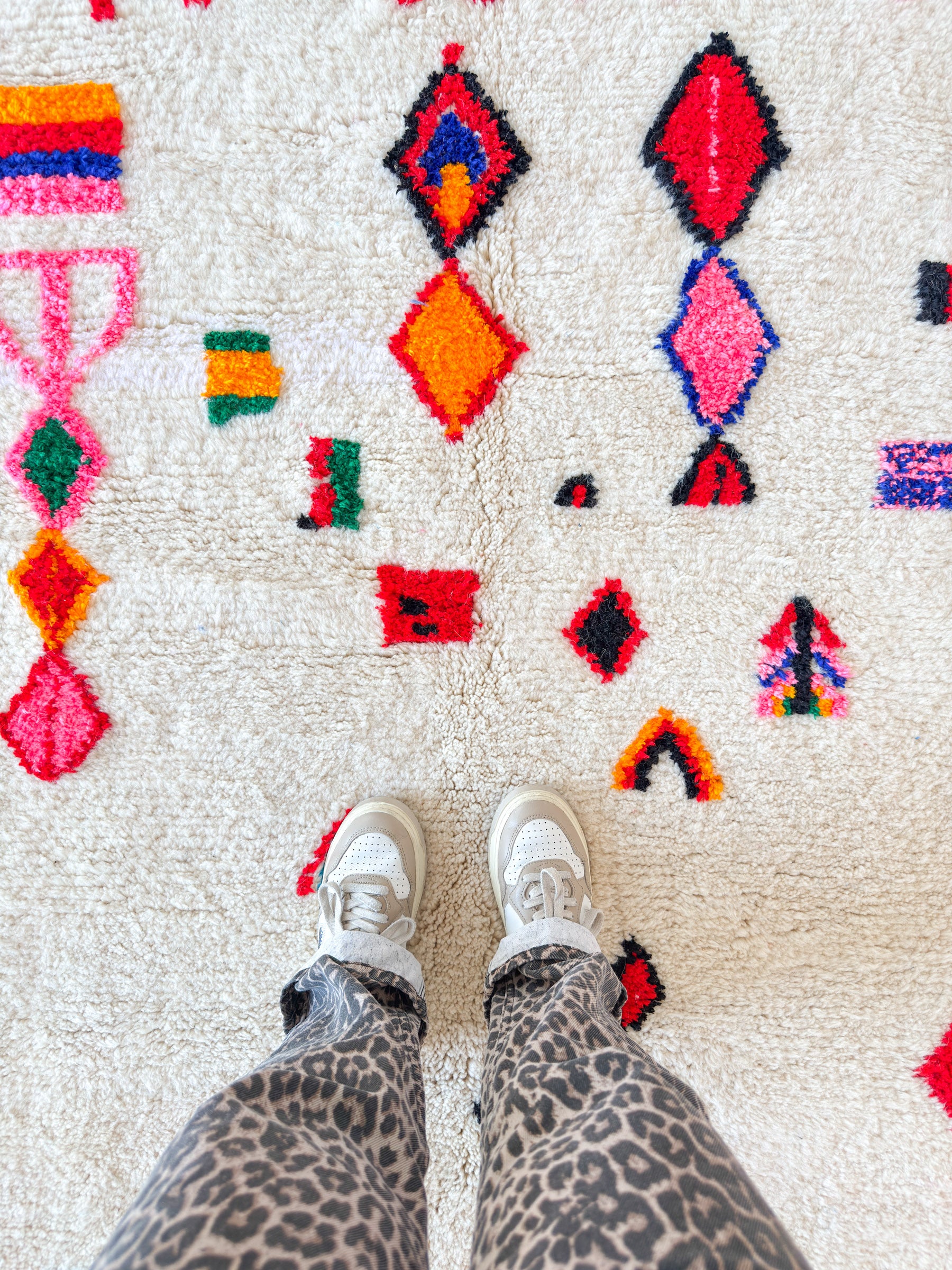 Tapis berbère coloré 156 x 270 cm - n°2139