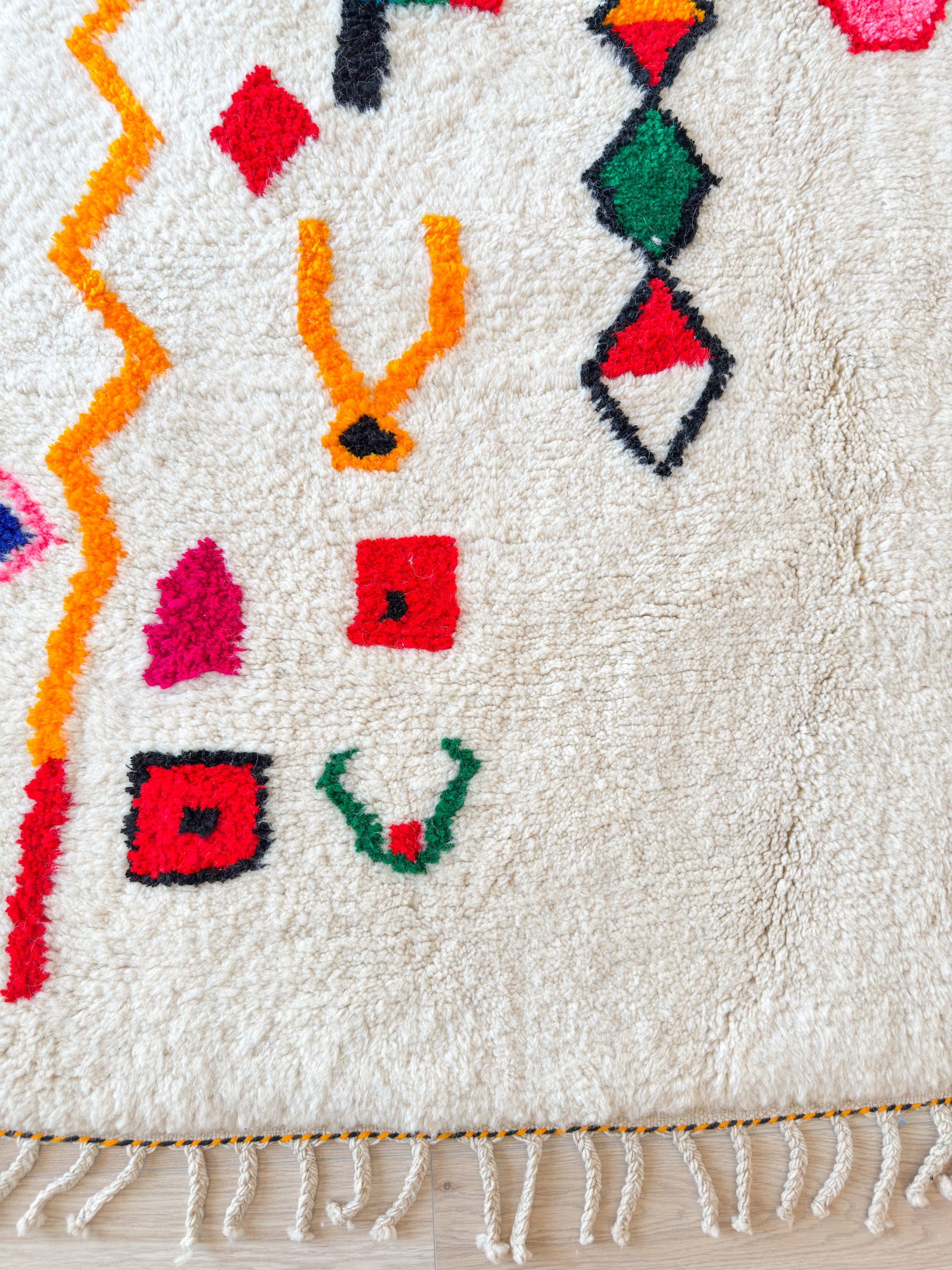 Tapis berbère coloré 156 x 270 cm - n°2139