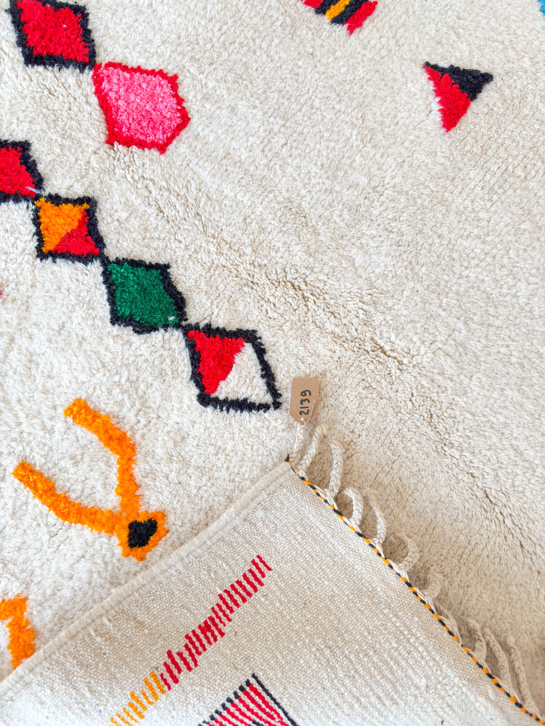 Tapis berbère coloré 156 x 270 cm - n°2139