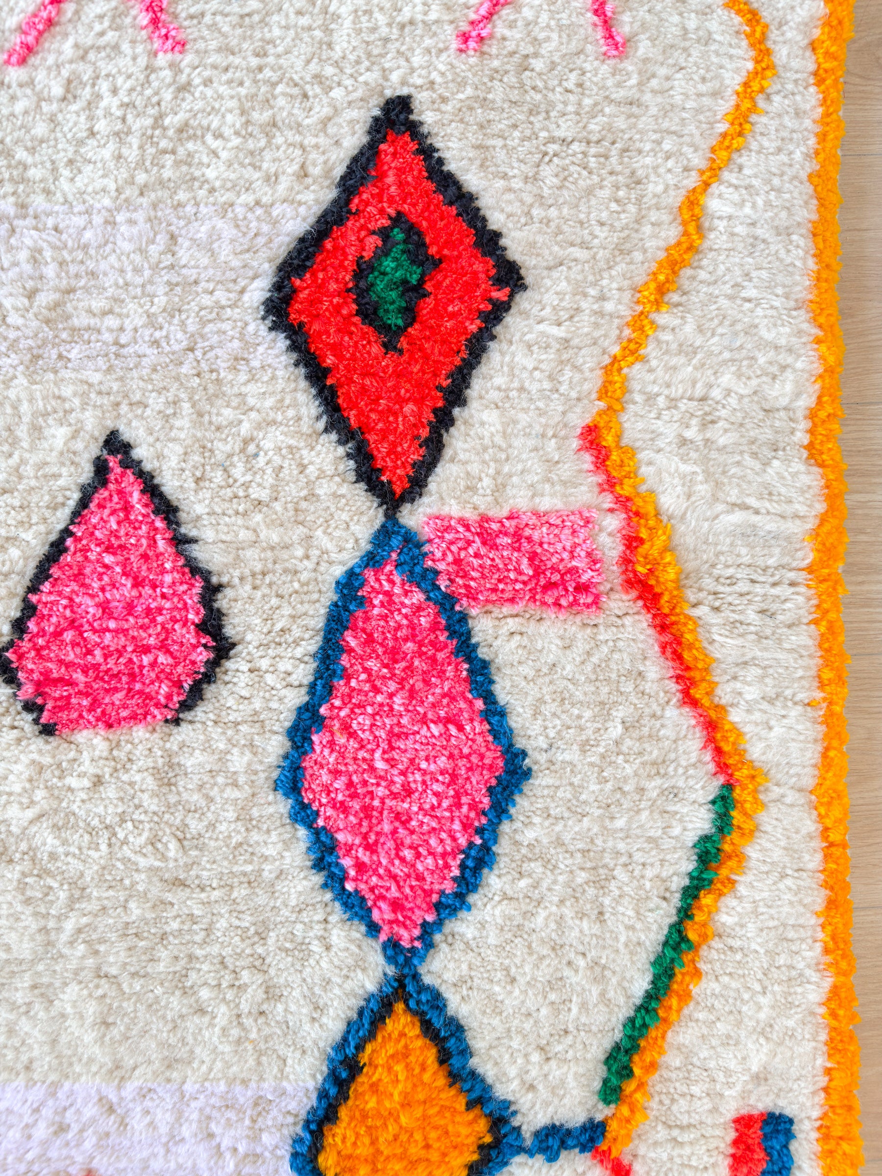 Tapis berbère coloré 158 x 279 cm - n°2160
