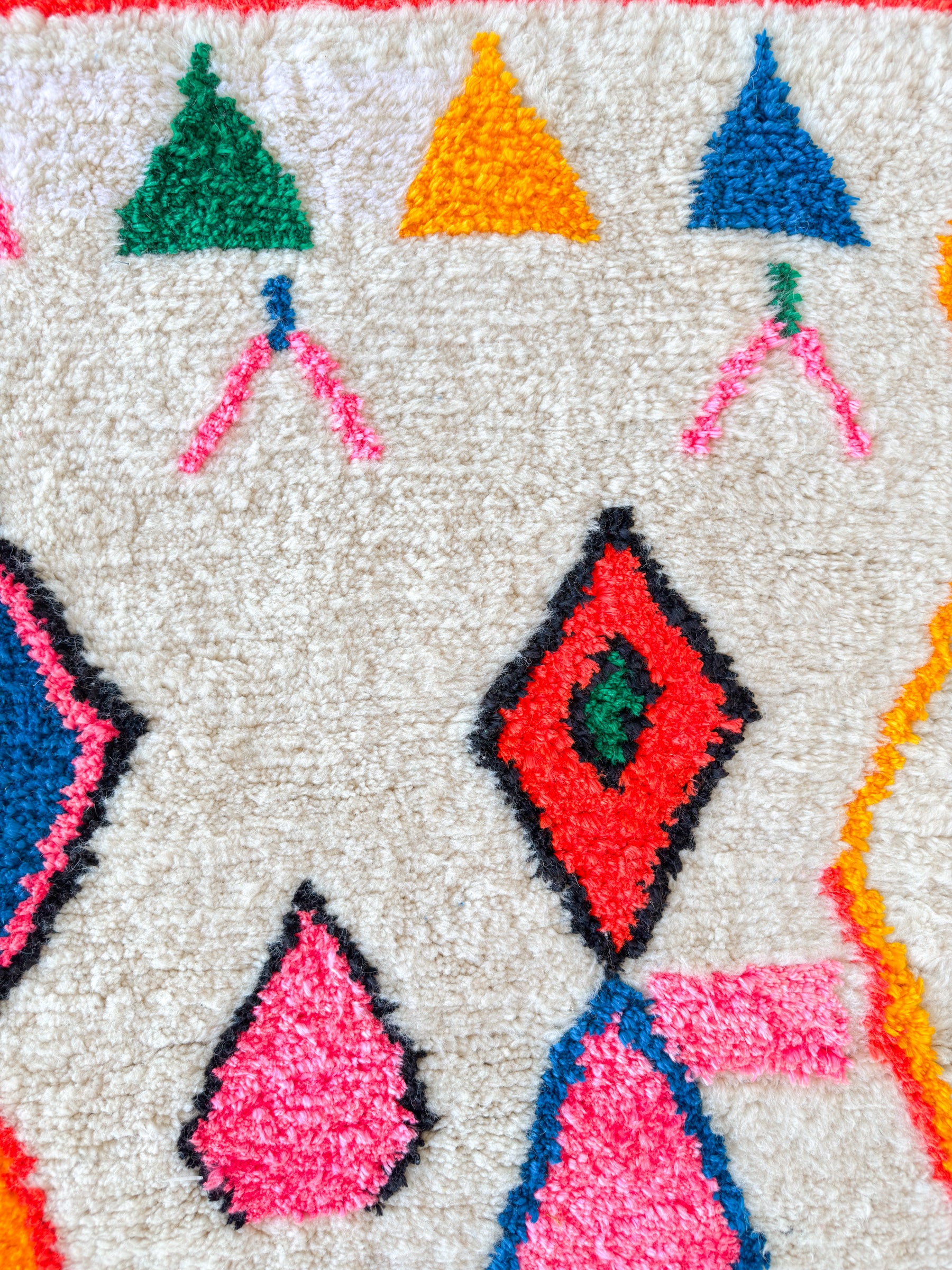 Tapis berbère coloré 158 x 279 cm - n°2160