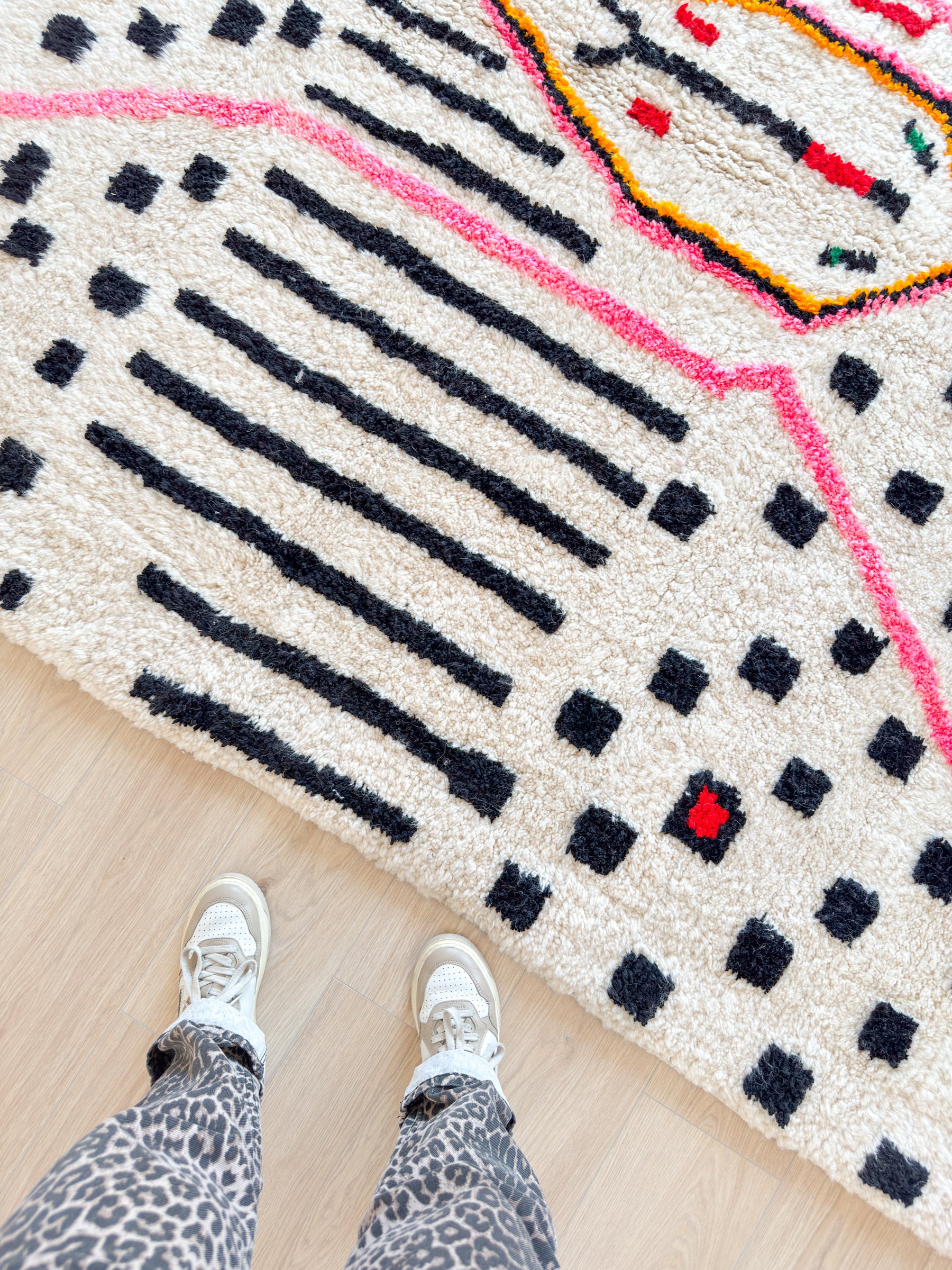 Colorful Berber rug 204 x 333 cm - no. 2161