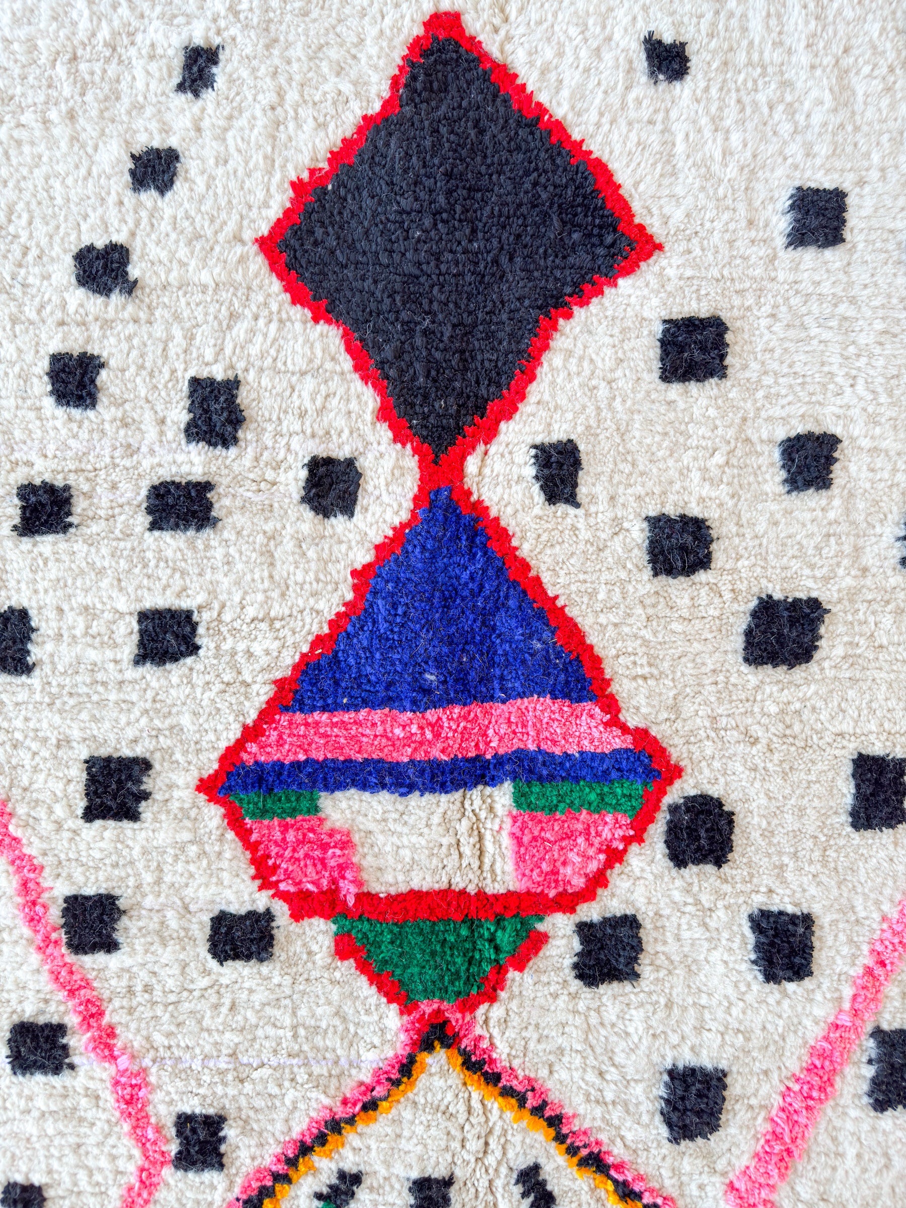 Colorful Berber rug 204 x 333 cm - no. 2161