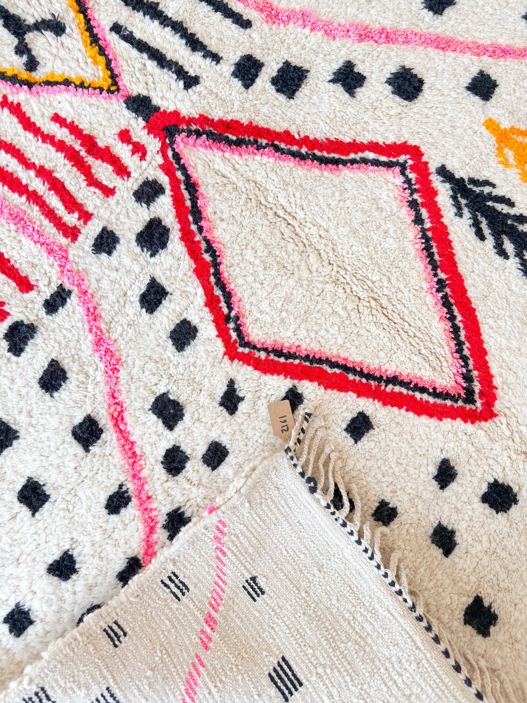 Colorful Berber rug 204 x 333 cm - no. 2161