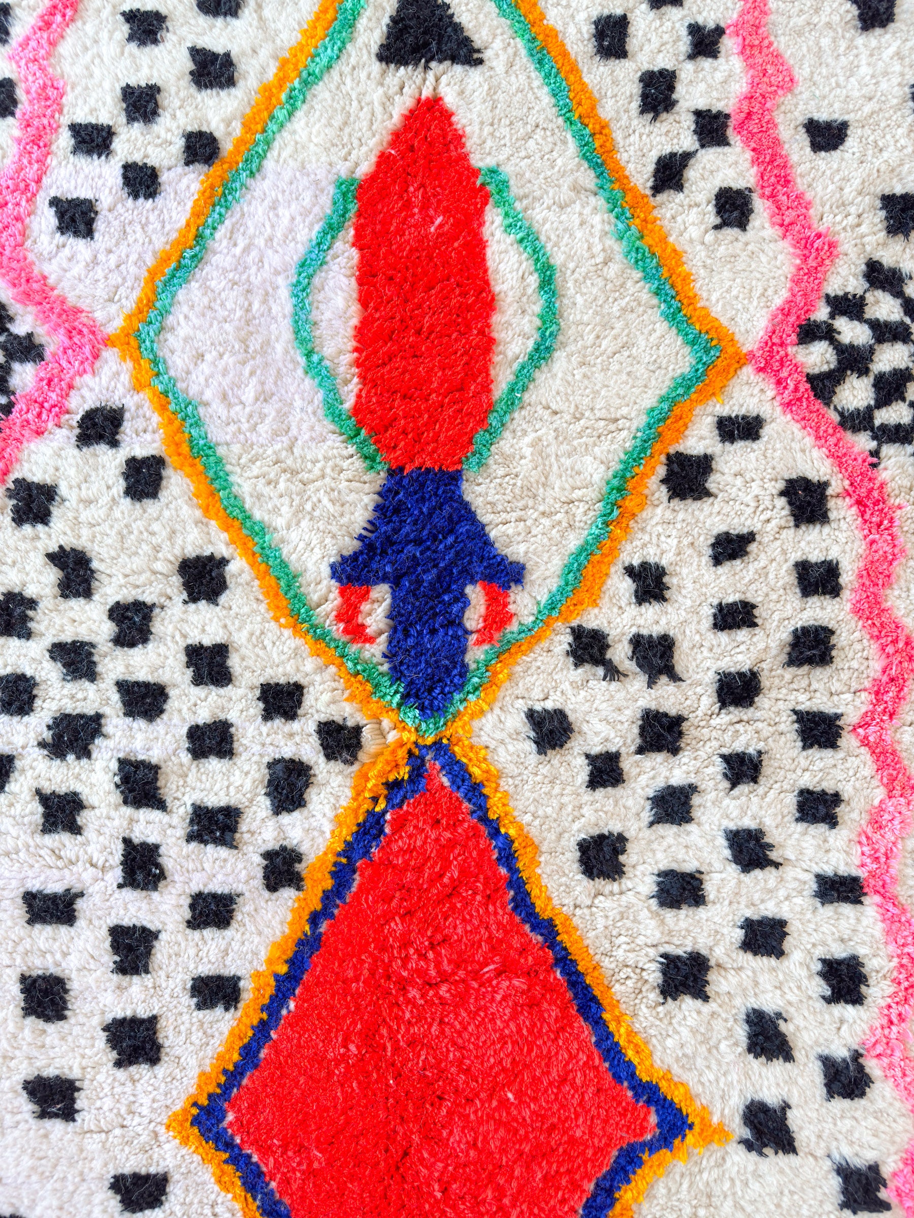 Colorful Berber rug 206 x 328 cm - no. 2187