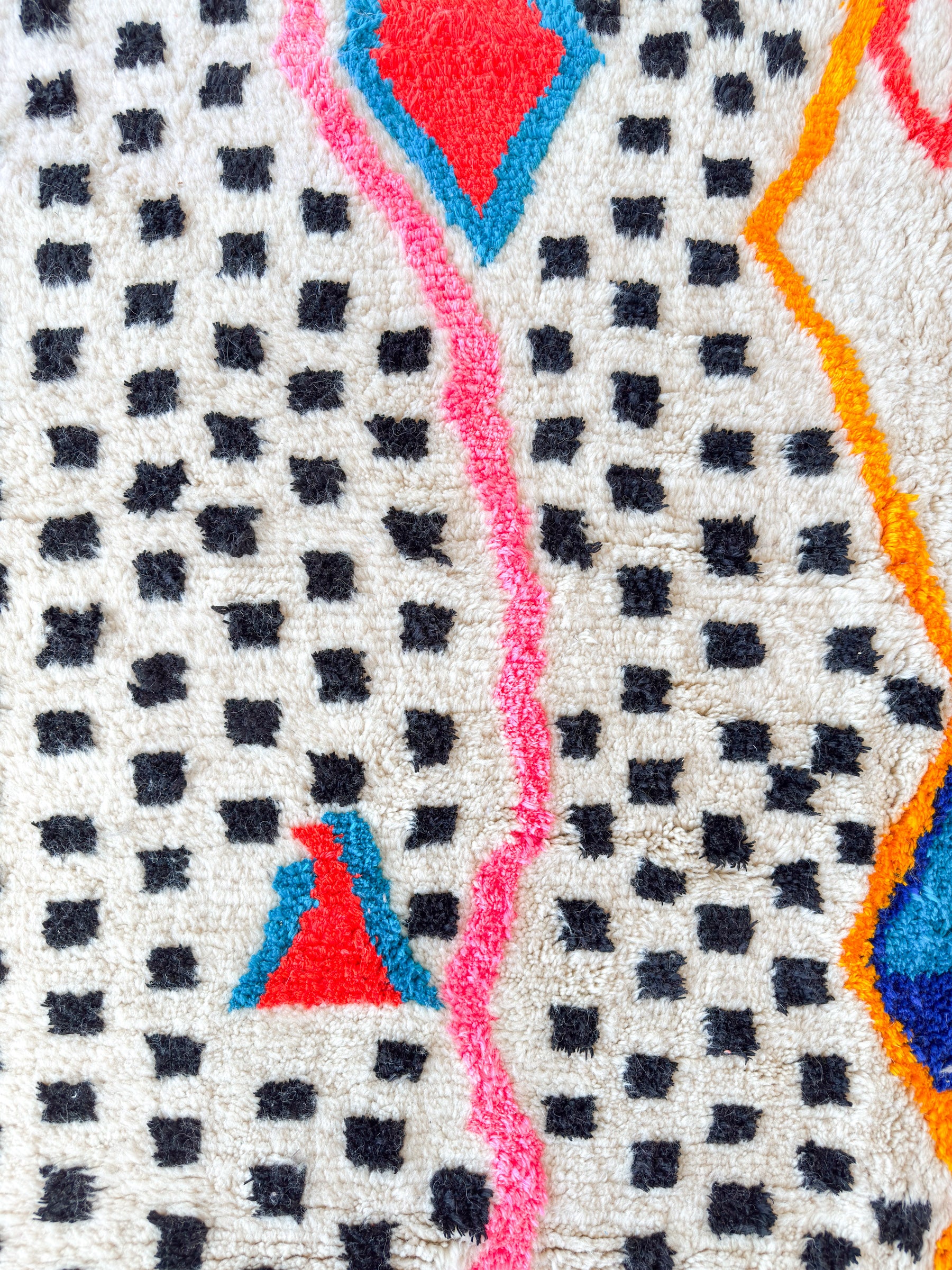 Colorful Berber rug 206 x 328 cm - no. 2187