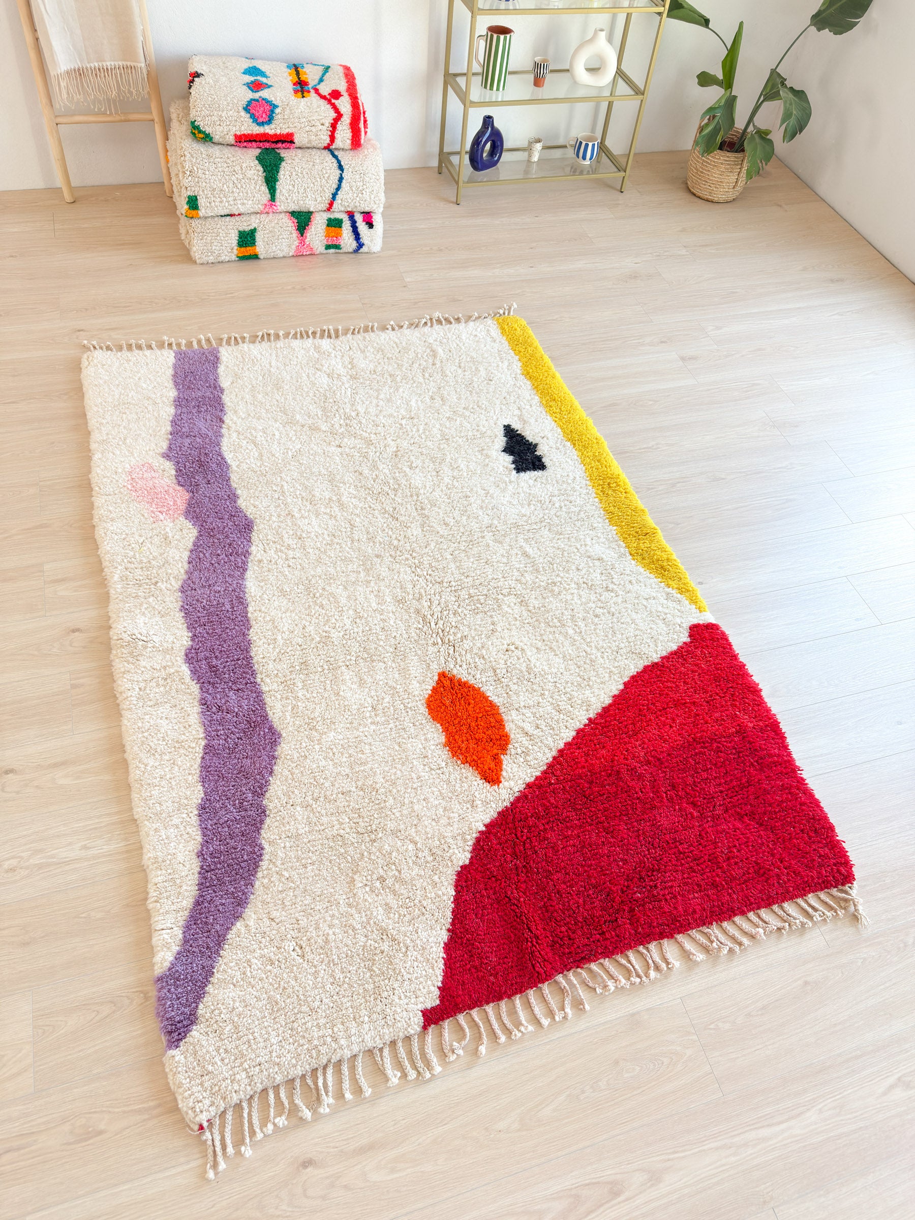 Tapis berbère coloré 163 x 247 cm - n°2101
