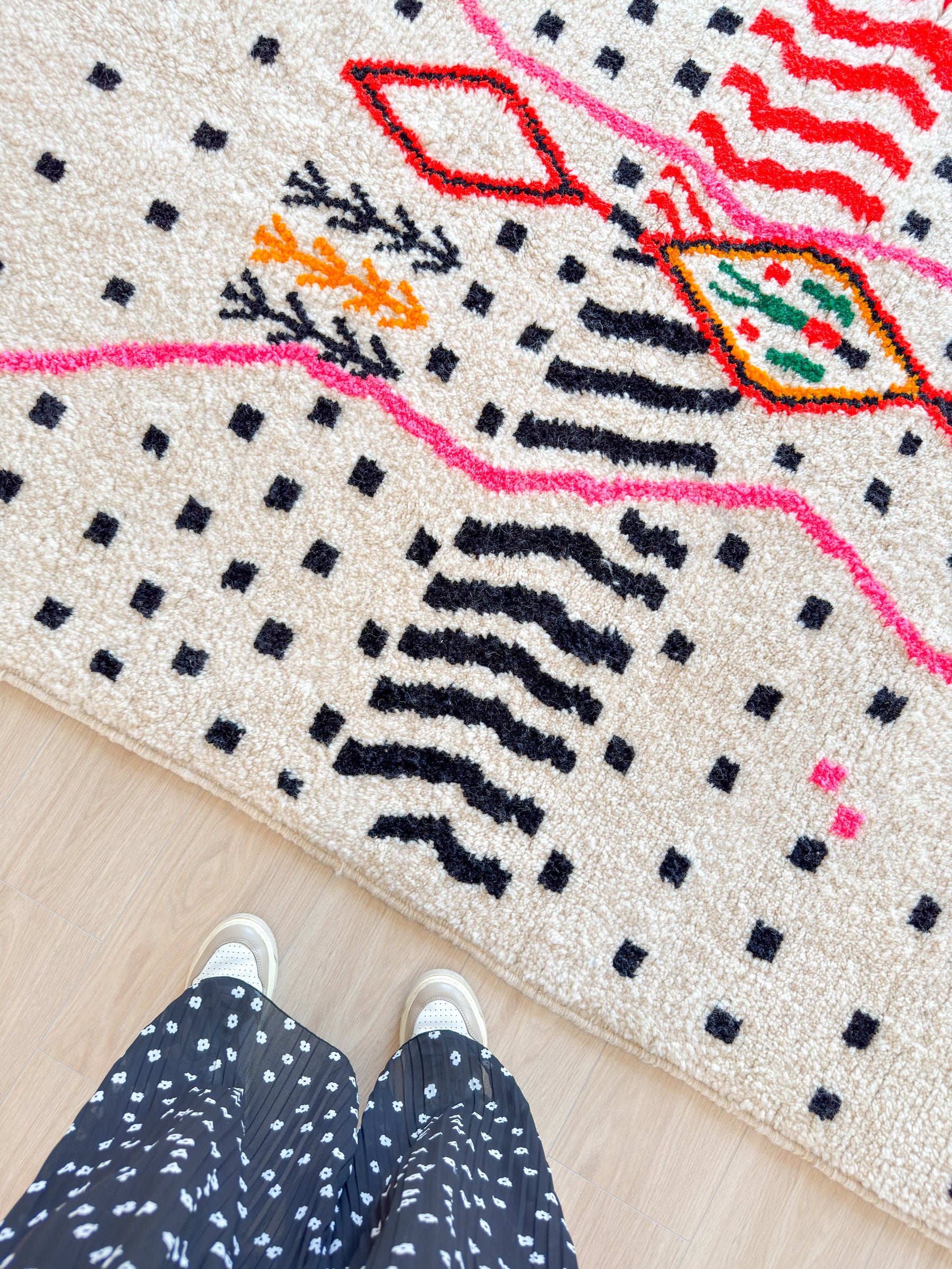 Tapis berbère coloré 158 x 267 cm - n°2176