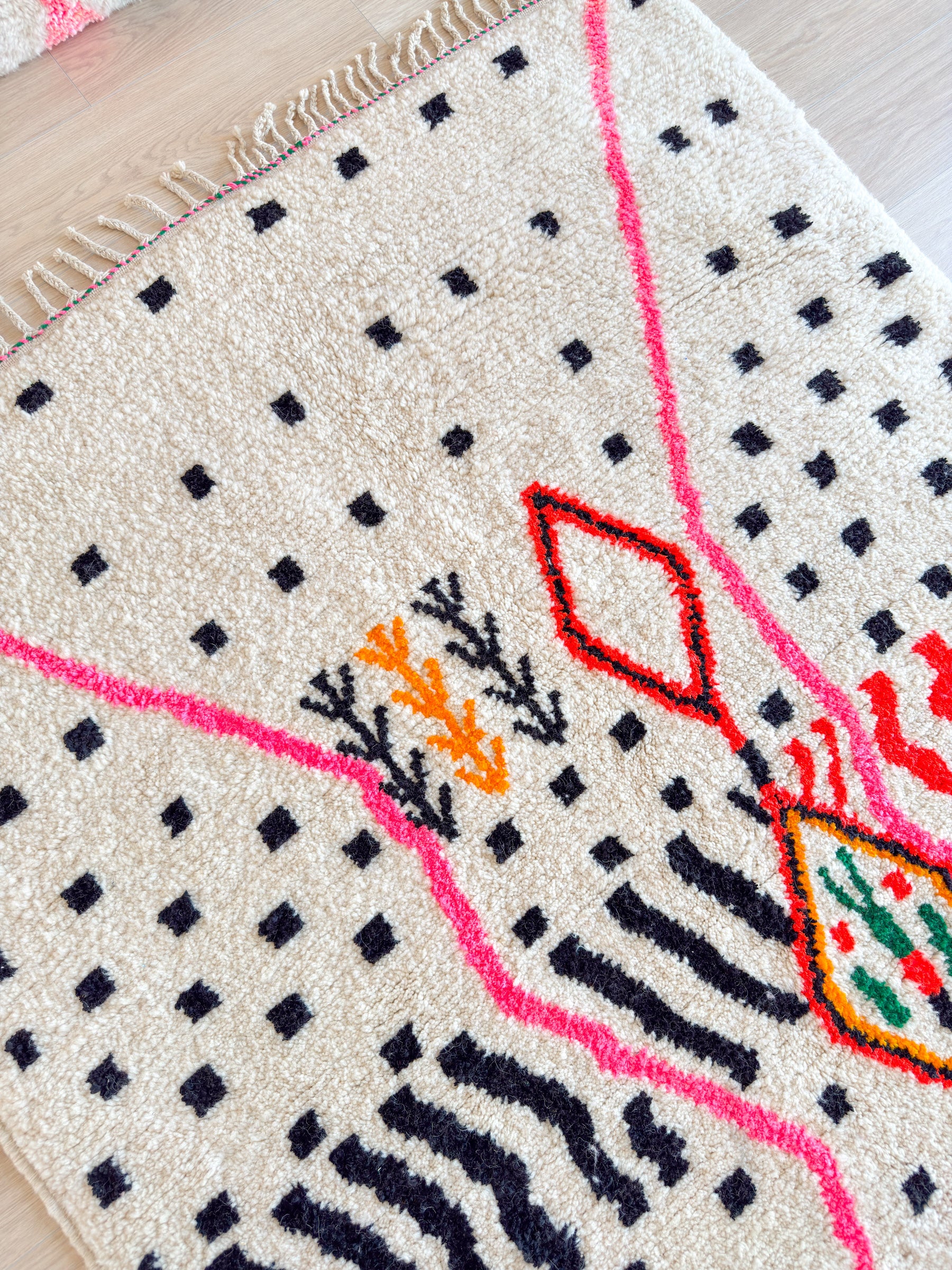 Colorful Berber rug 158 x 267 cm - no. 2176