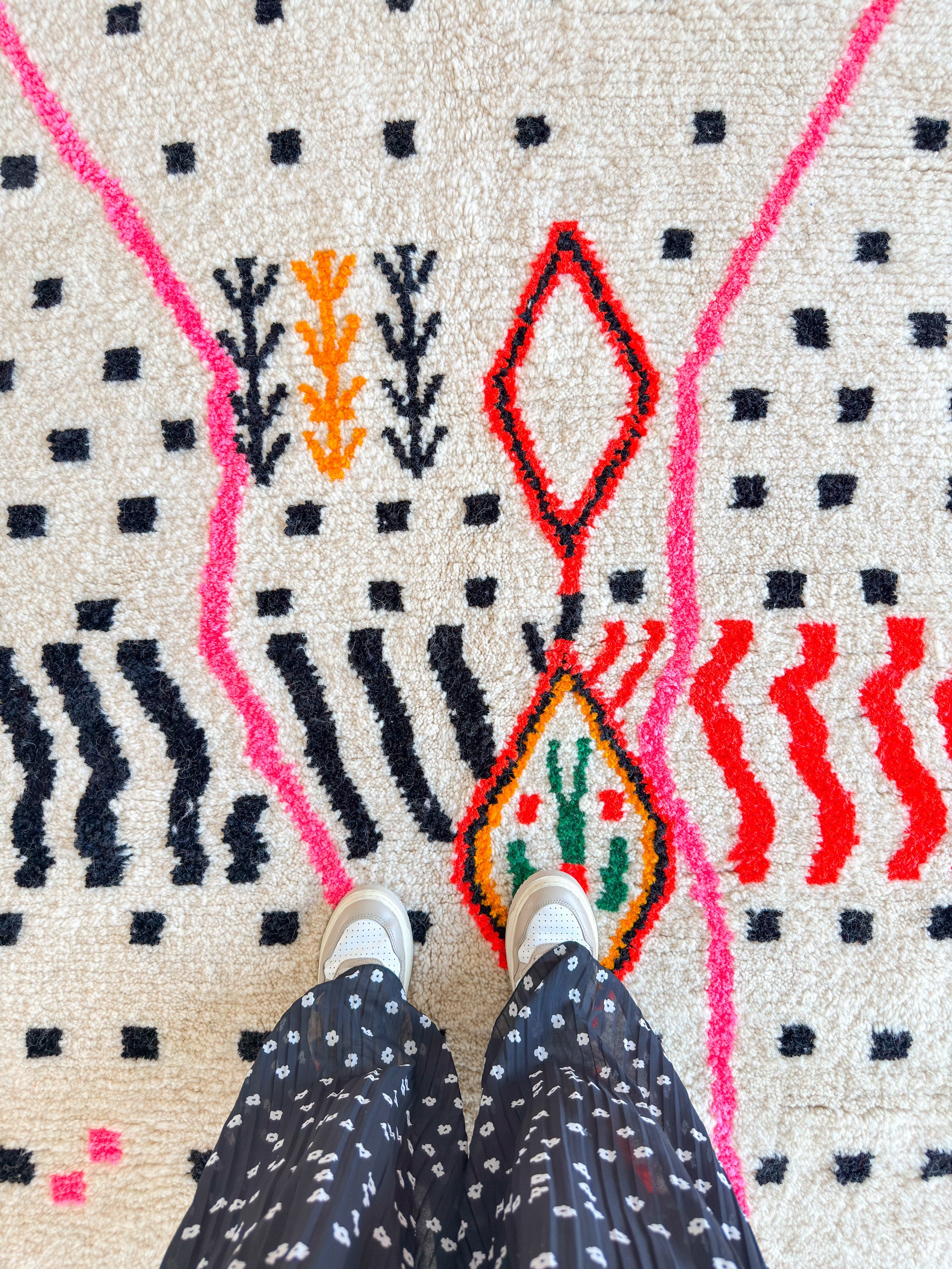 Tapis berbère coloré 158 x 267 cm - n°2176