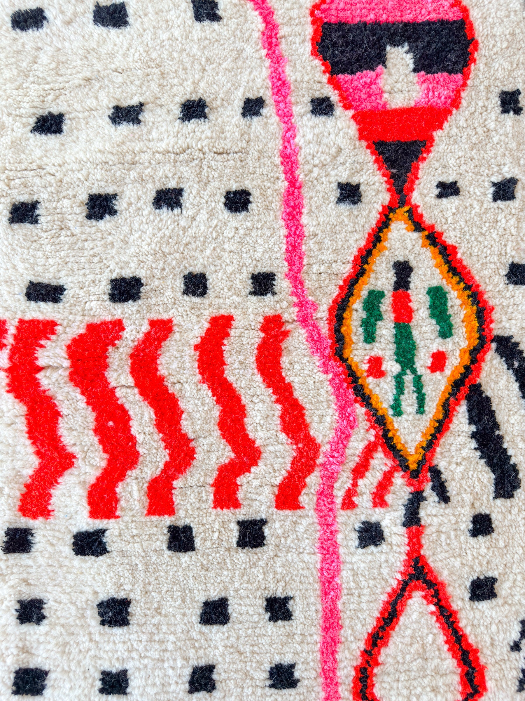 Colorful Berber rug 158 x 267 cm - no. 2176