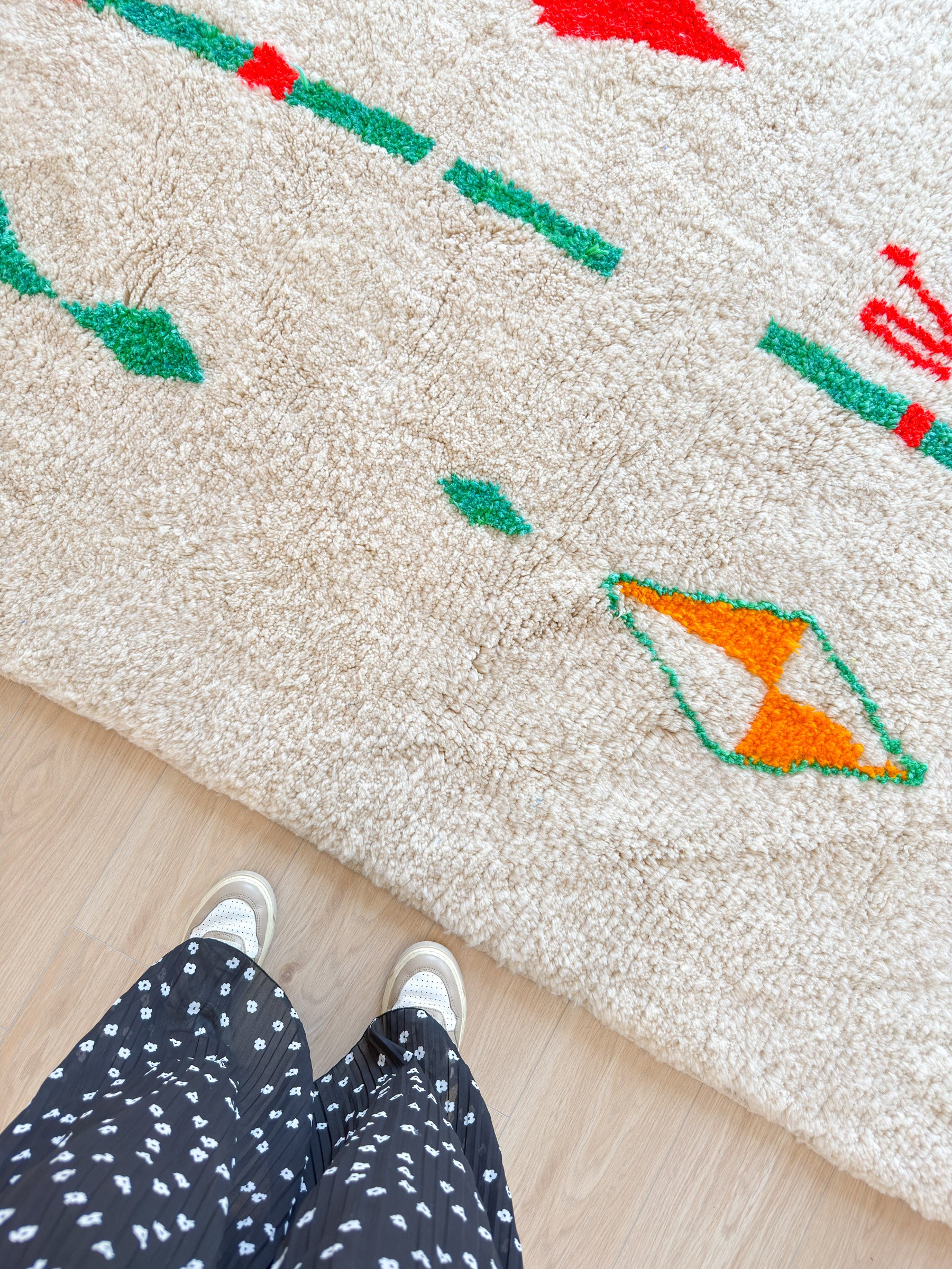 Tapis berbère coloré 160 x 277 cm - n°2172