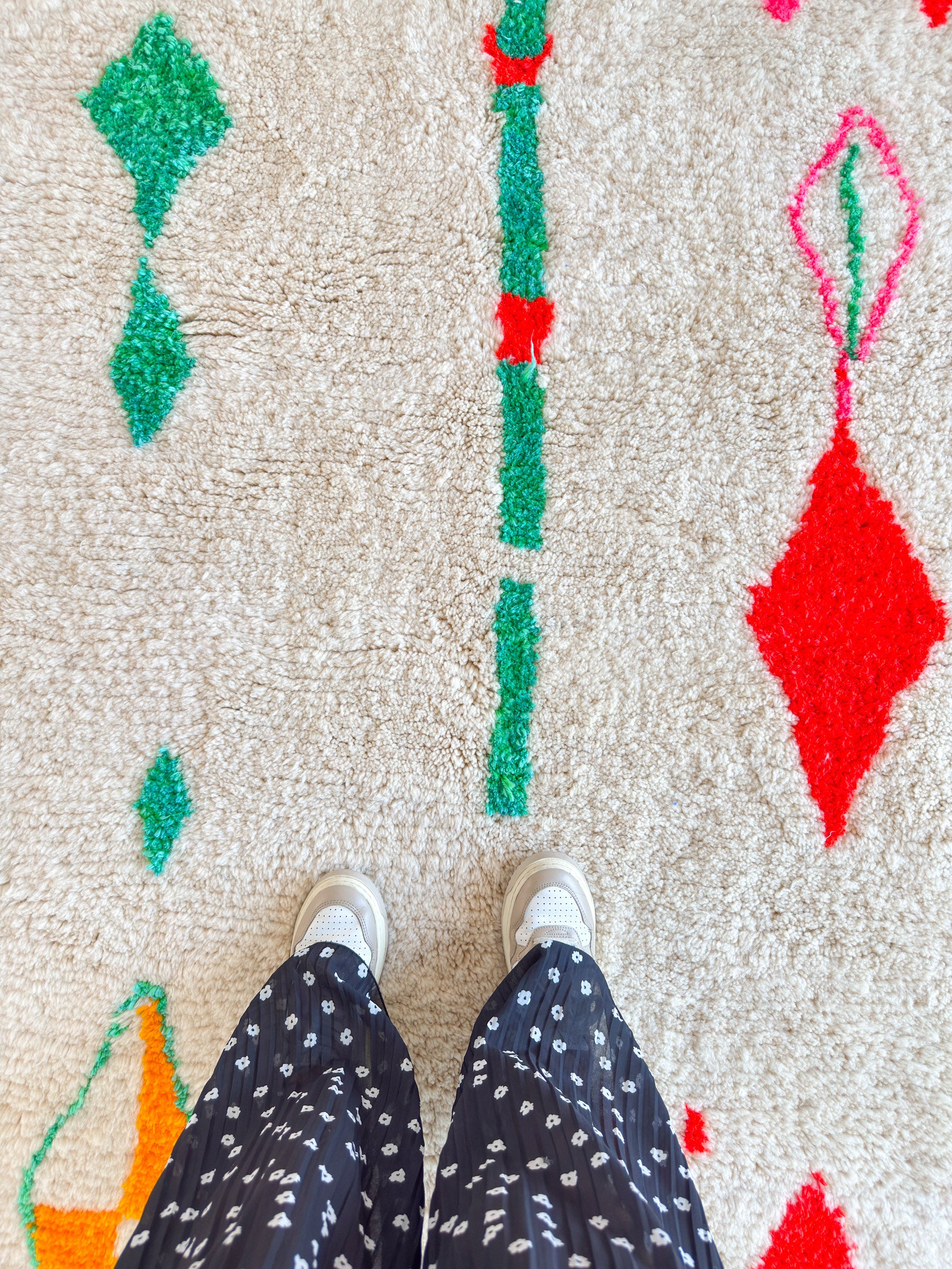 Tapis berbère coloré 160 x 277 cm - n°2172