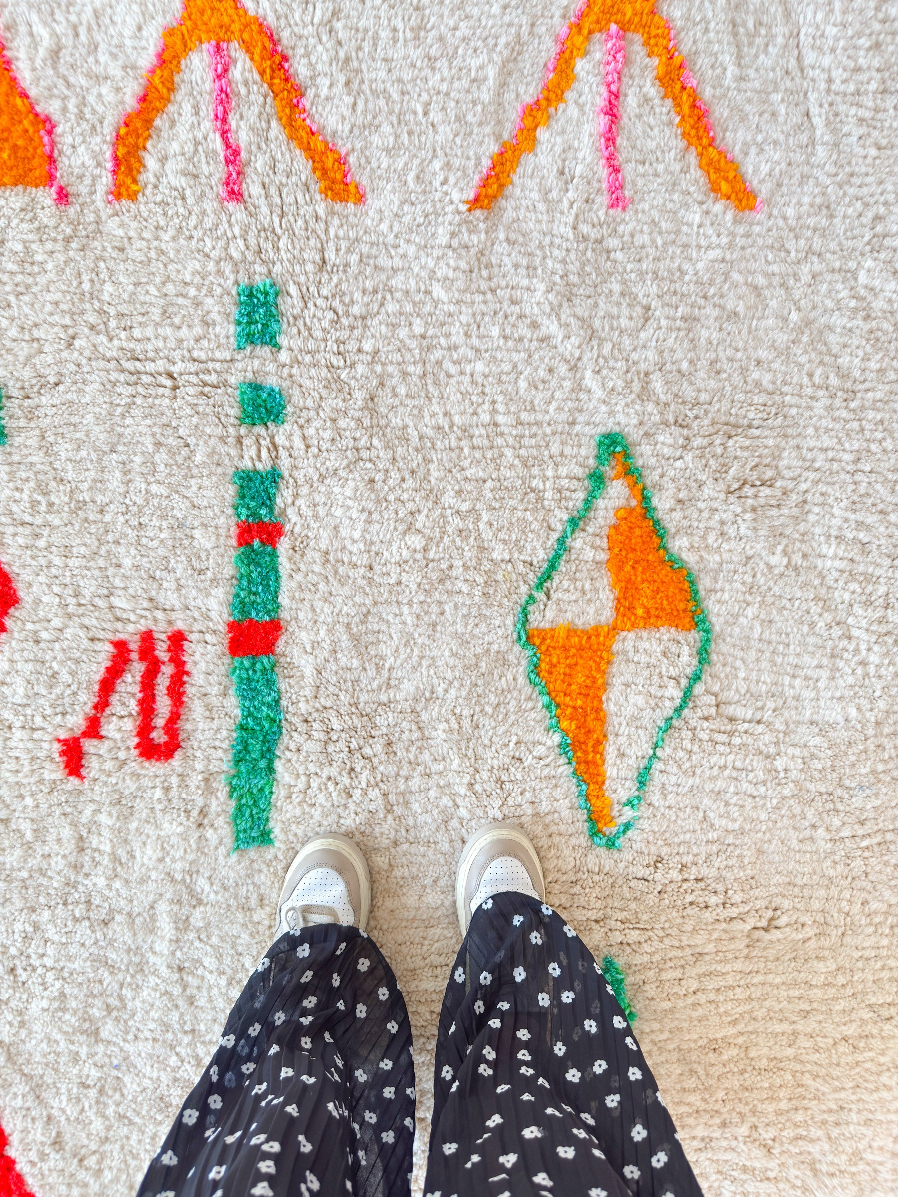 Tapis berbère coloré 160 x 277 cm - n°2172