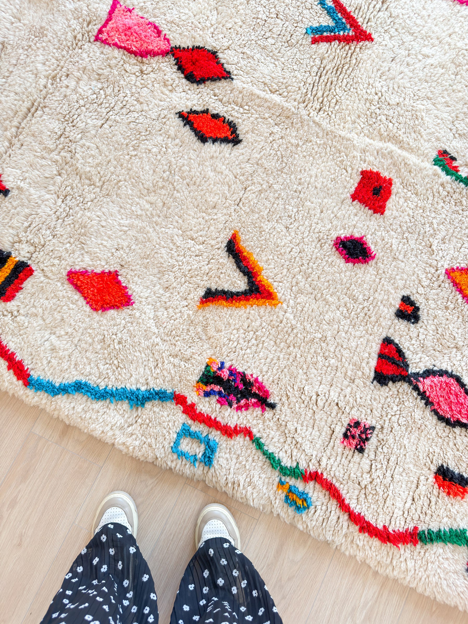 Colorful Moroccan Rug 192 x 316 cm / 6.3 x 10.4 ft - n°1176