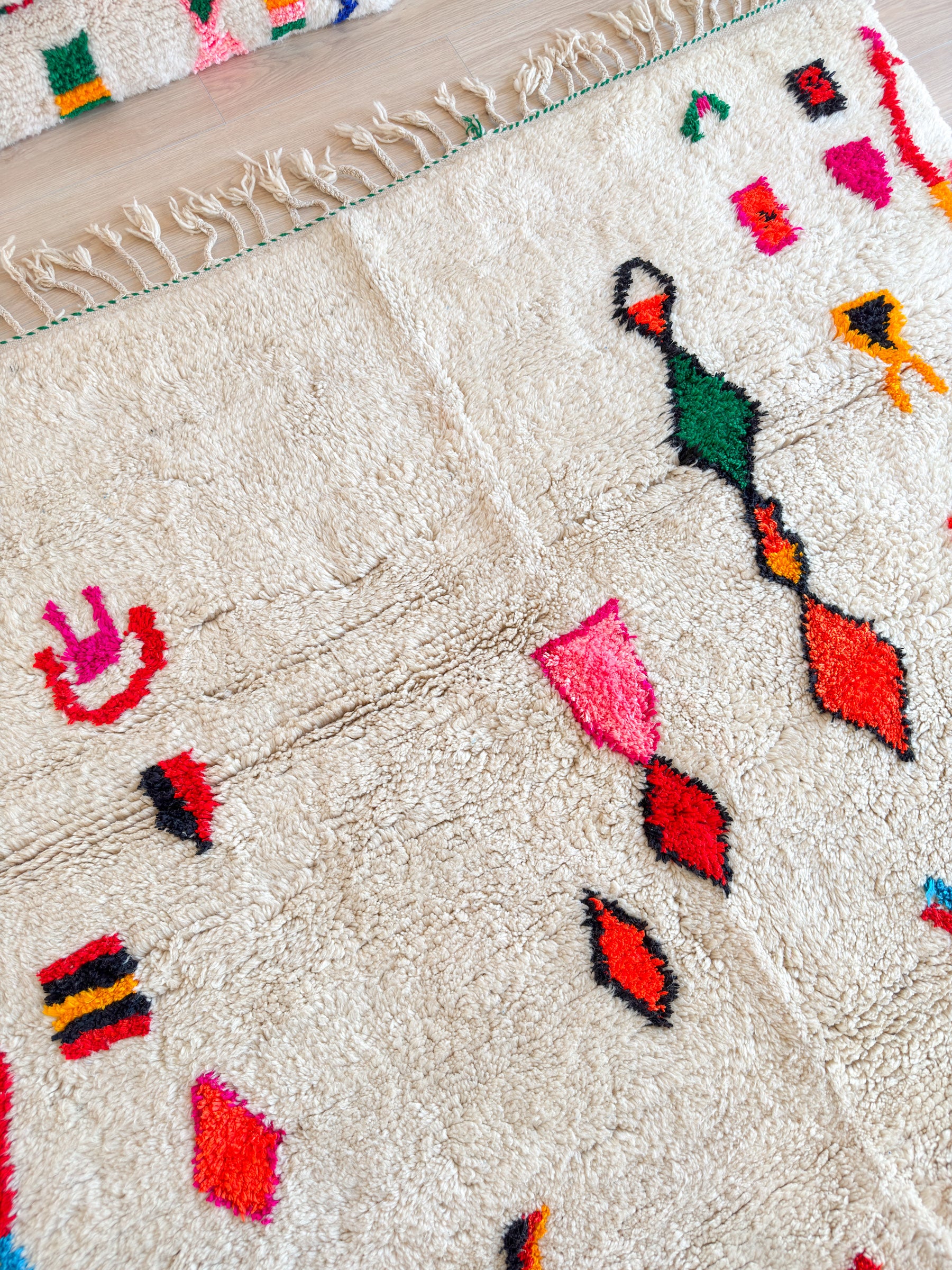 Colorful Moroccan Rug 192 x 316 cm / 6.3 x 10.4 ft - n°1176