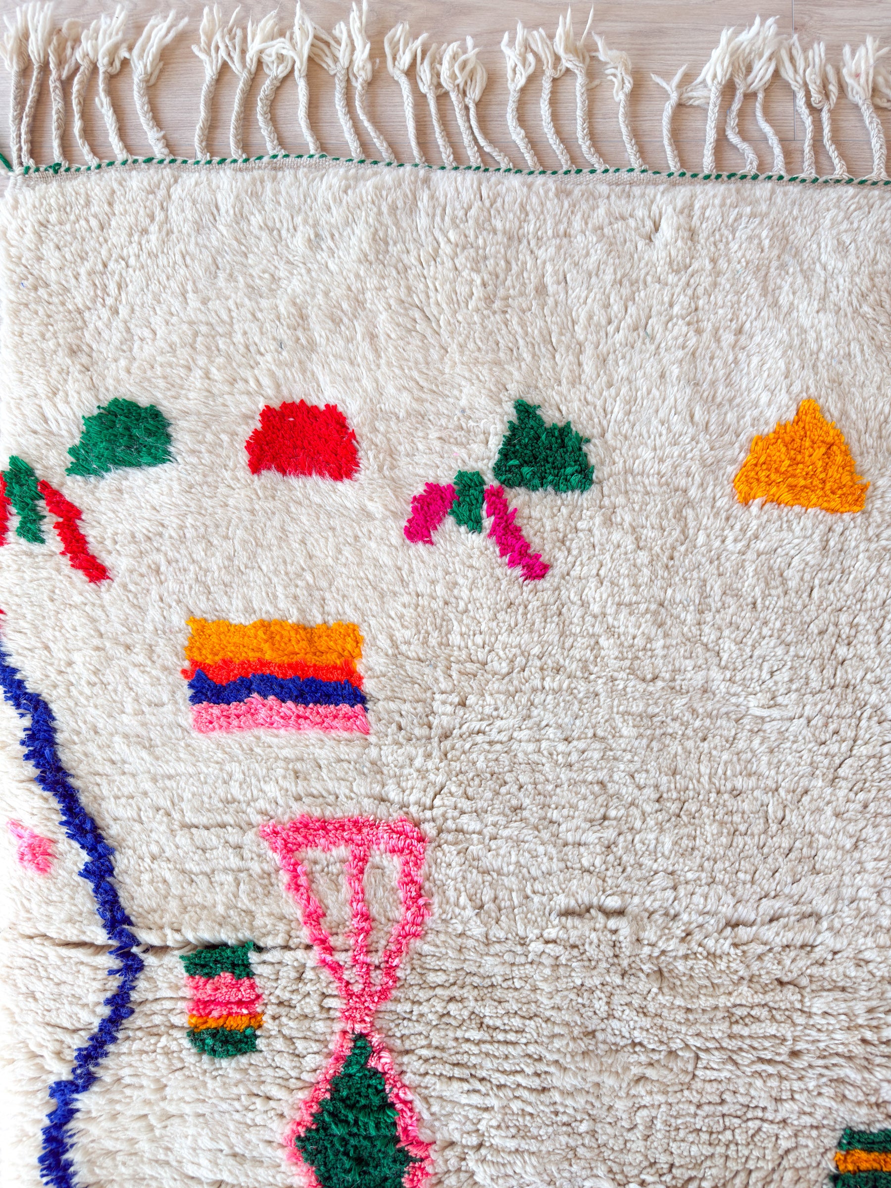 Colorful Moroccan Rug 192 x 316 cm / 6.3 x 10.4 ft - n°1176