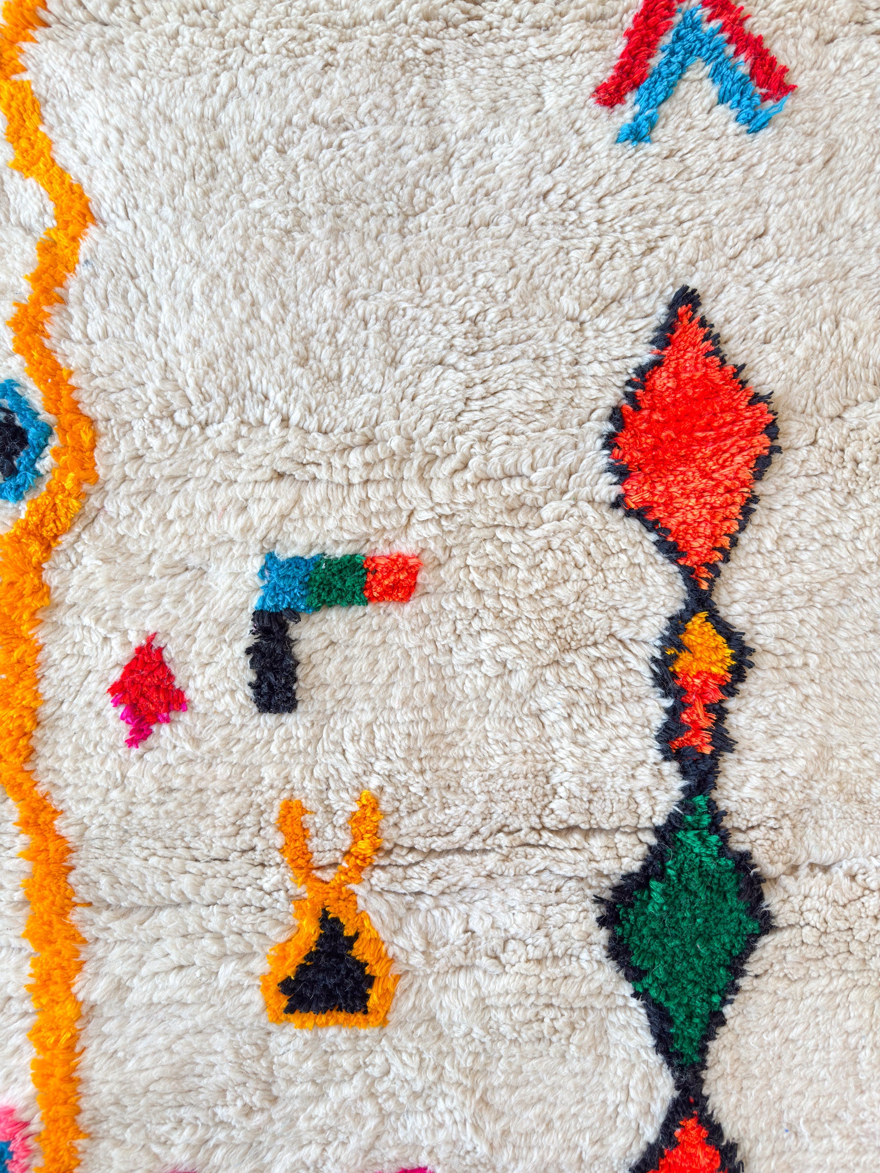 Colorful Moroccan Rug 192 x 316 cm / 6.3 x 10.4 ft - n°1176